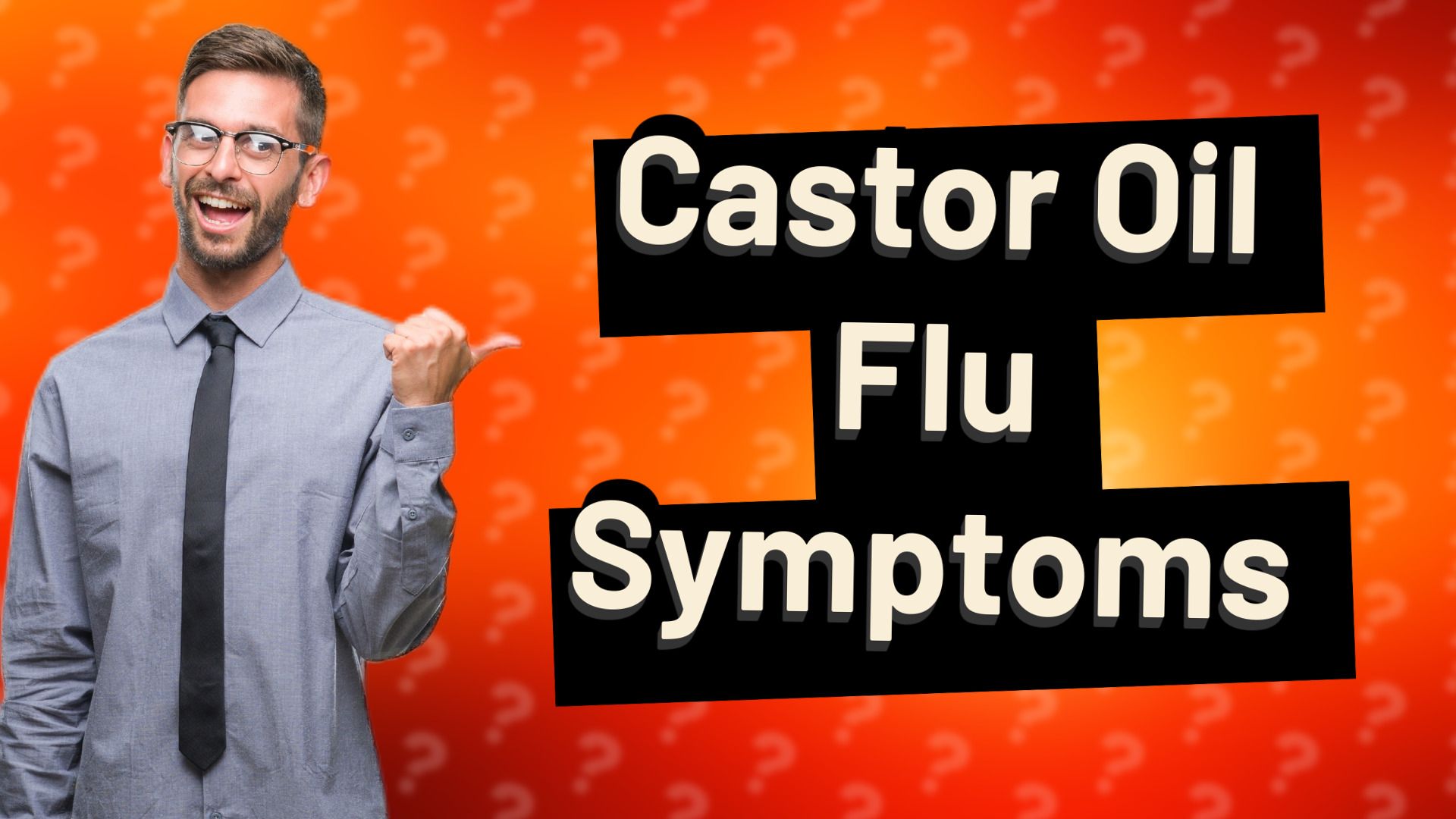 Castor Oil Flu Symptoms