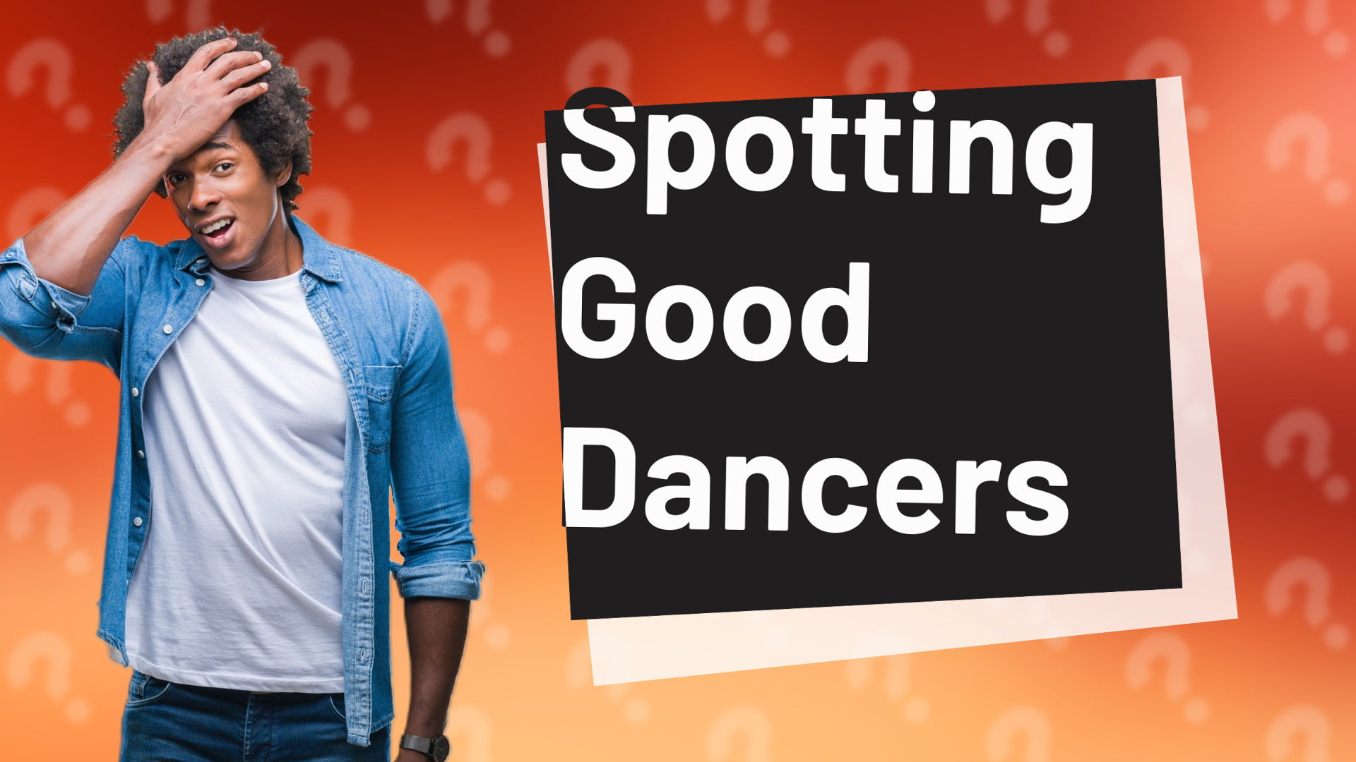 Spotting Good Dancers