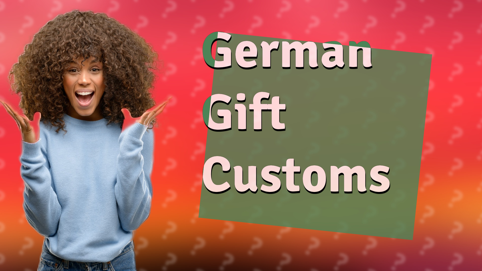 German Gift Customs