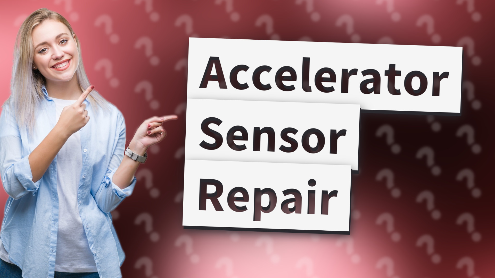 Accelerator Sensor Repair
