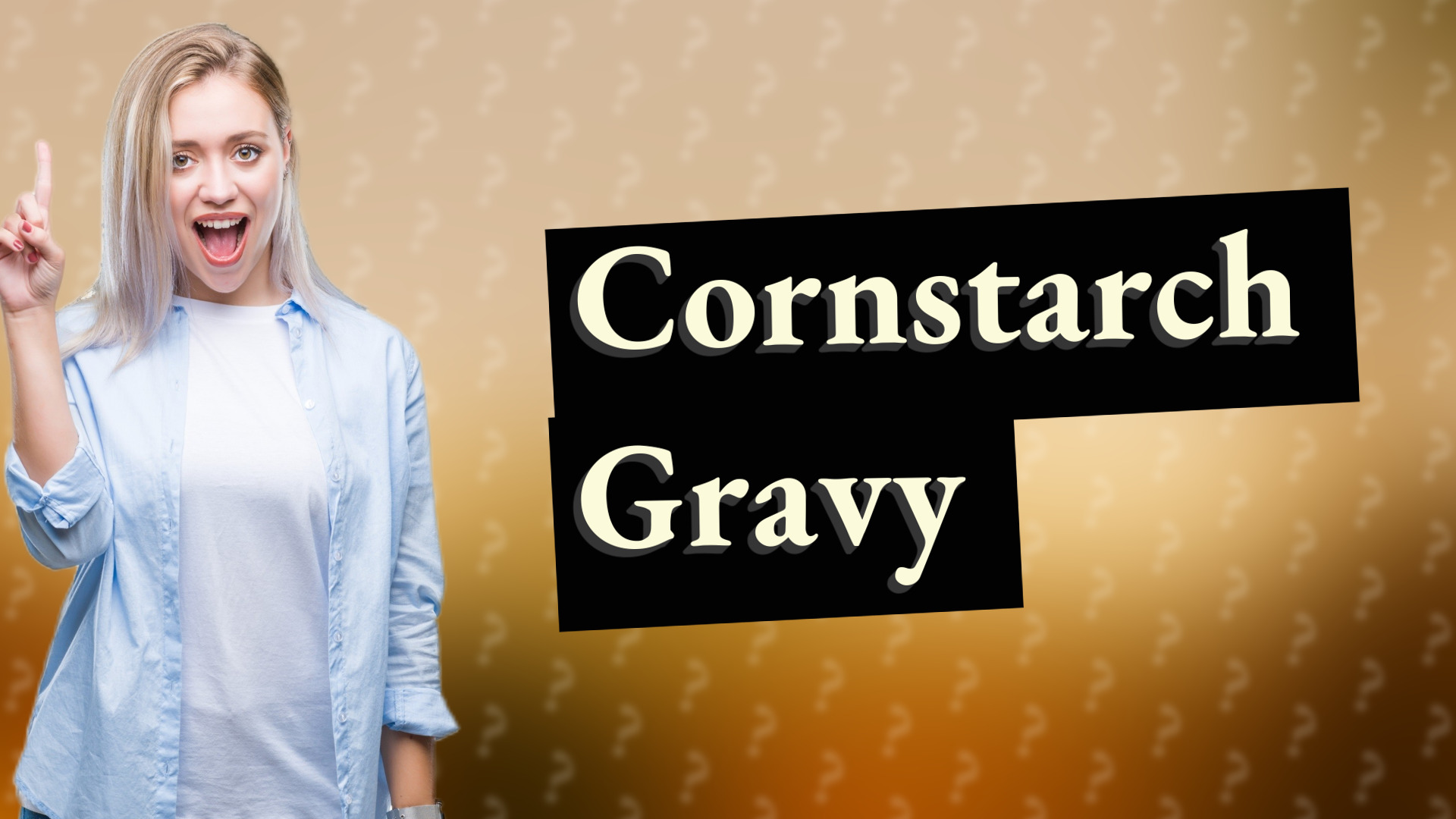 Cornstarch Gravy
