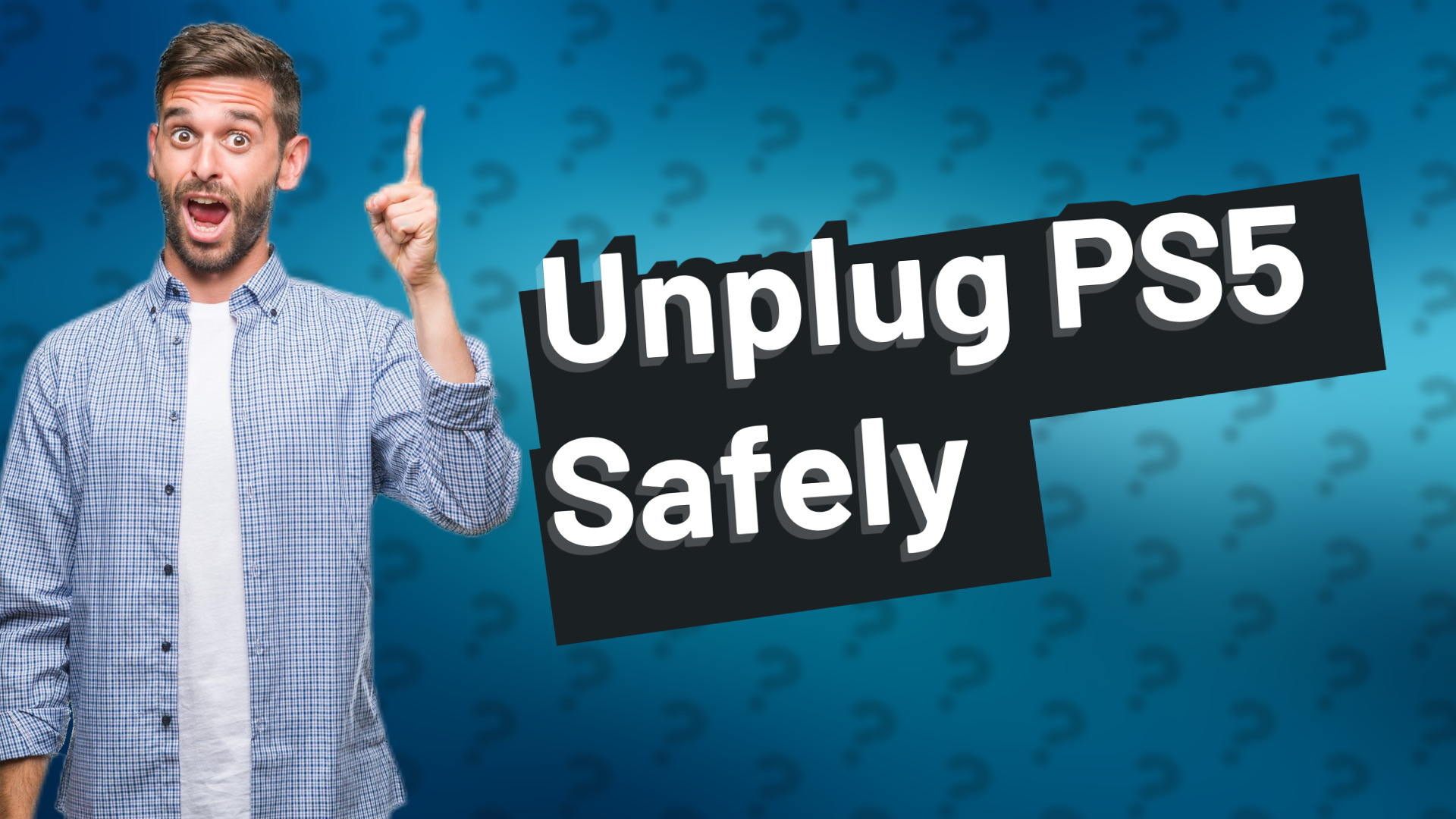 Unplug PS5 Safely