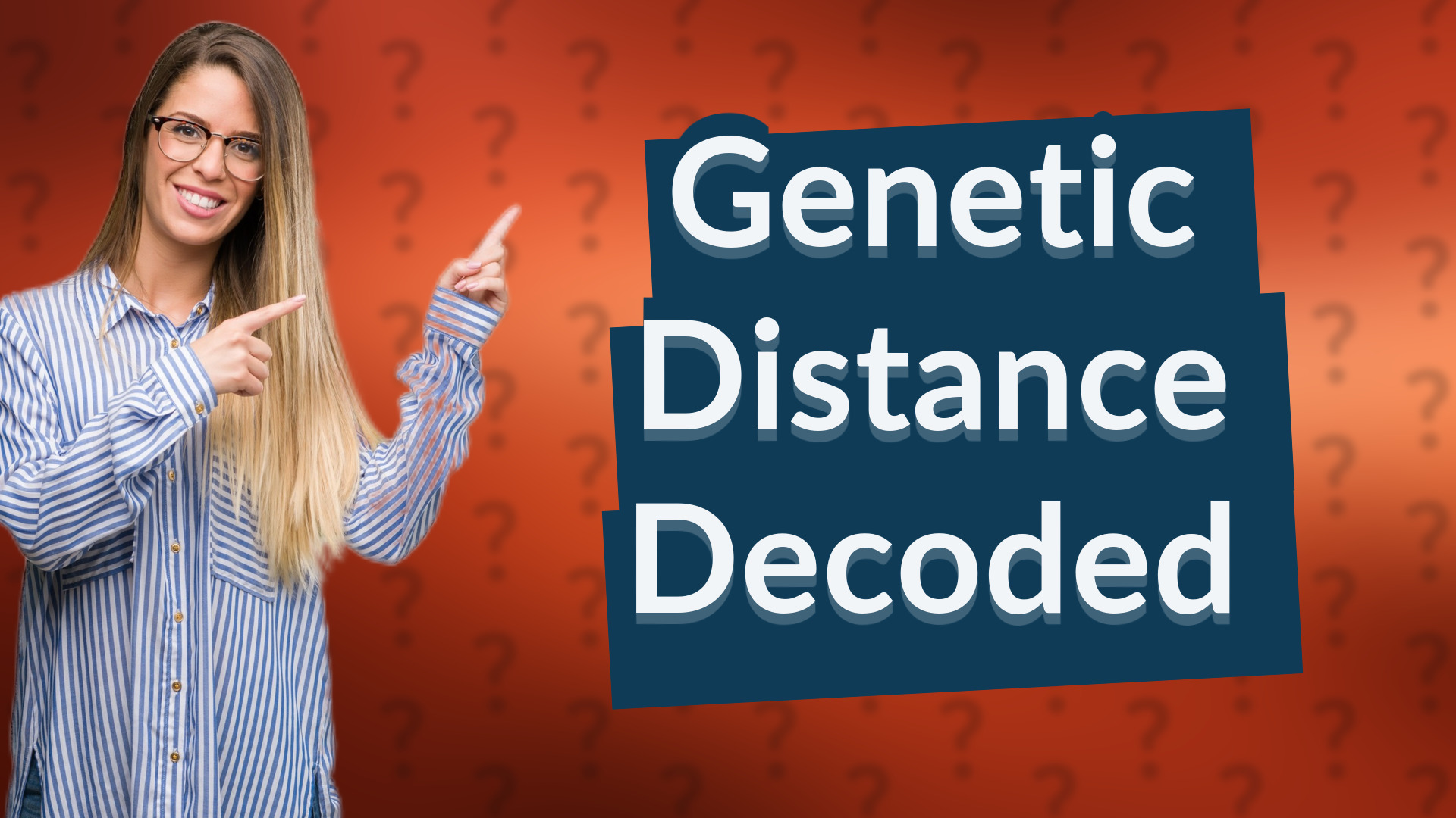 Genetic Distance Decoded