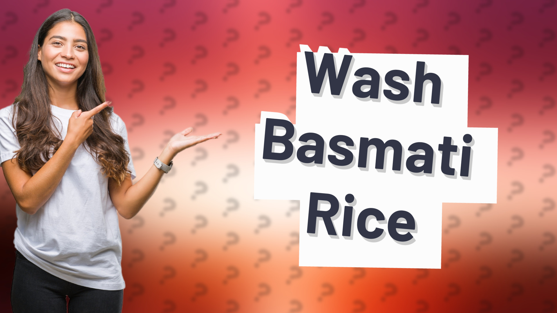 Wash Basmati Rice