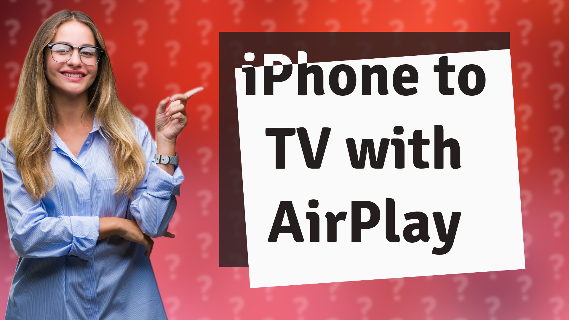 iPhone to TV with AirPlay