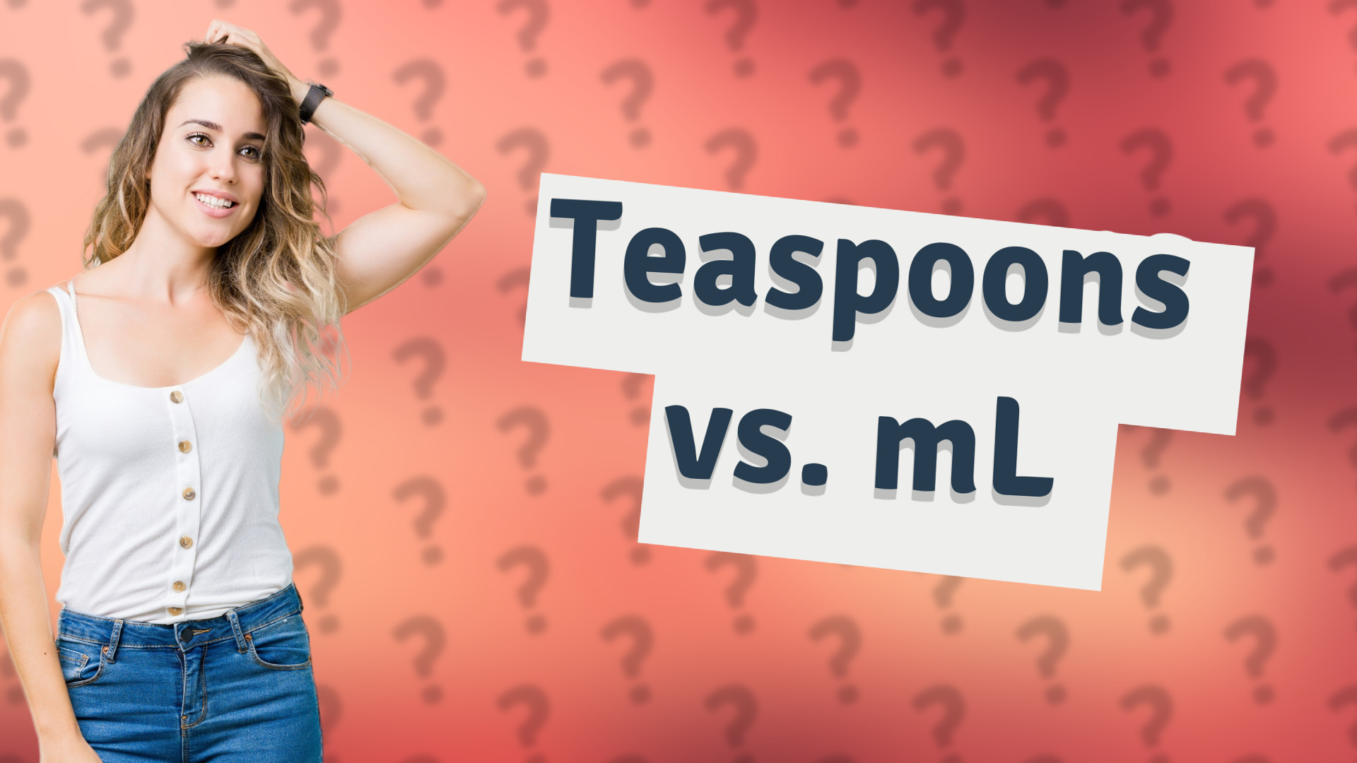 Teaspoons vs. mL