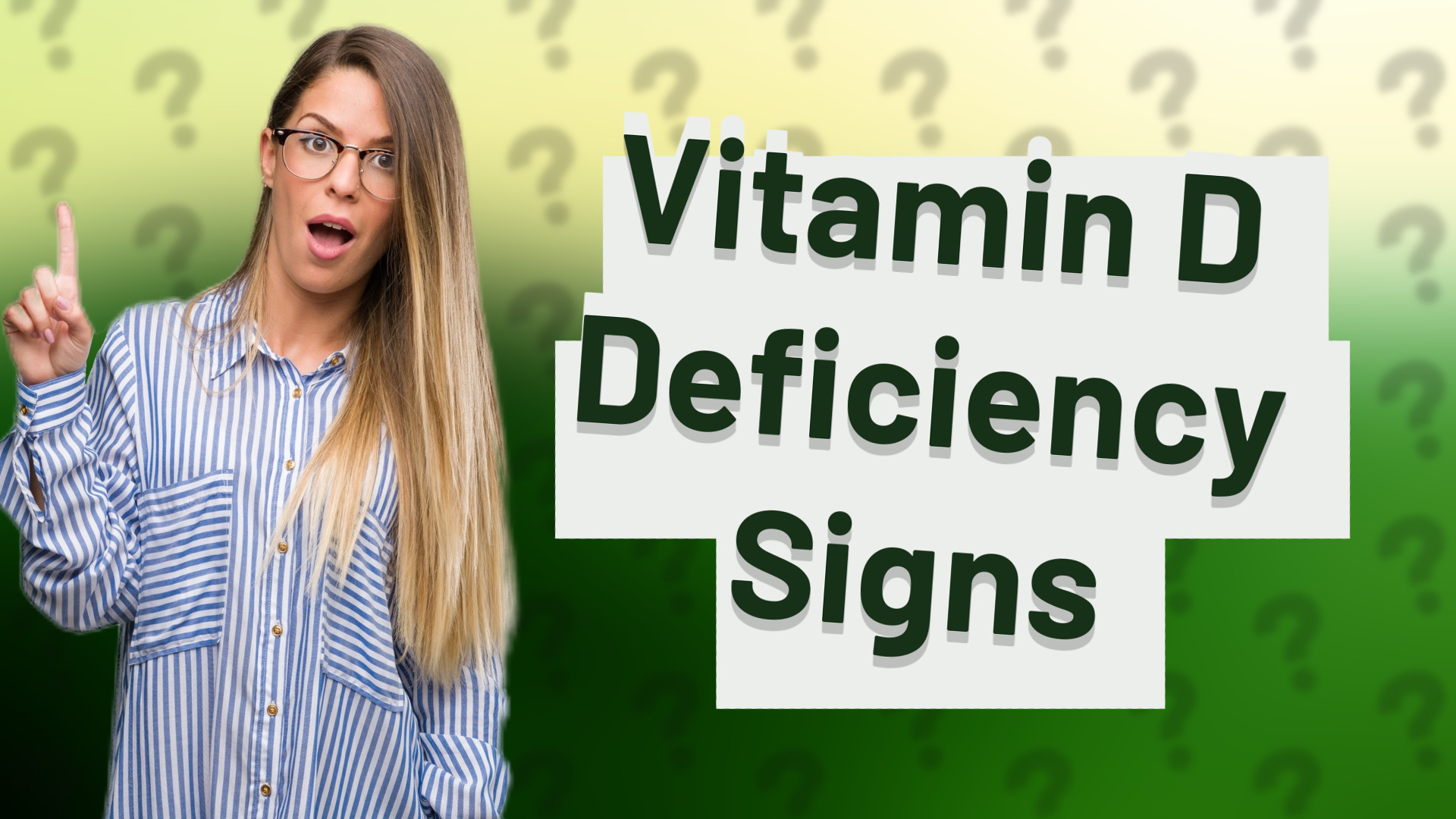 Vitamin D Deficiency Signs