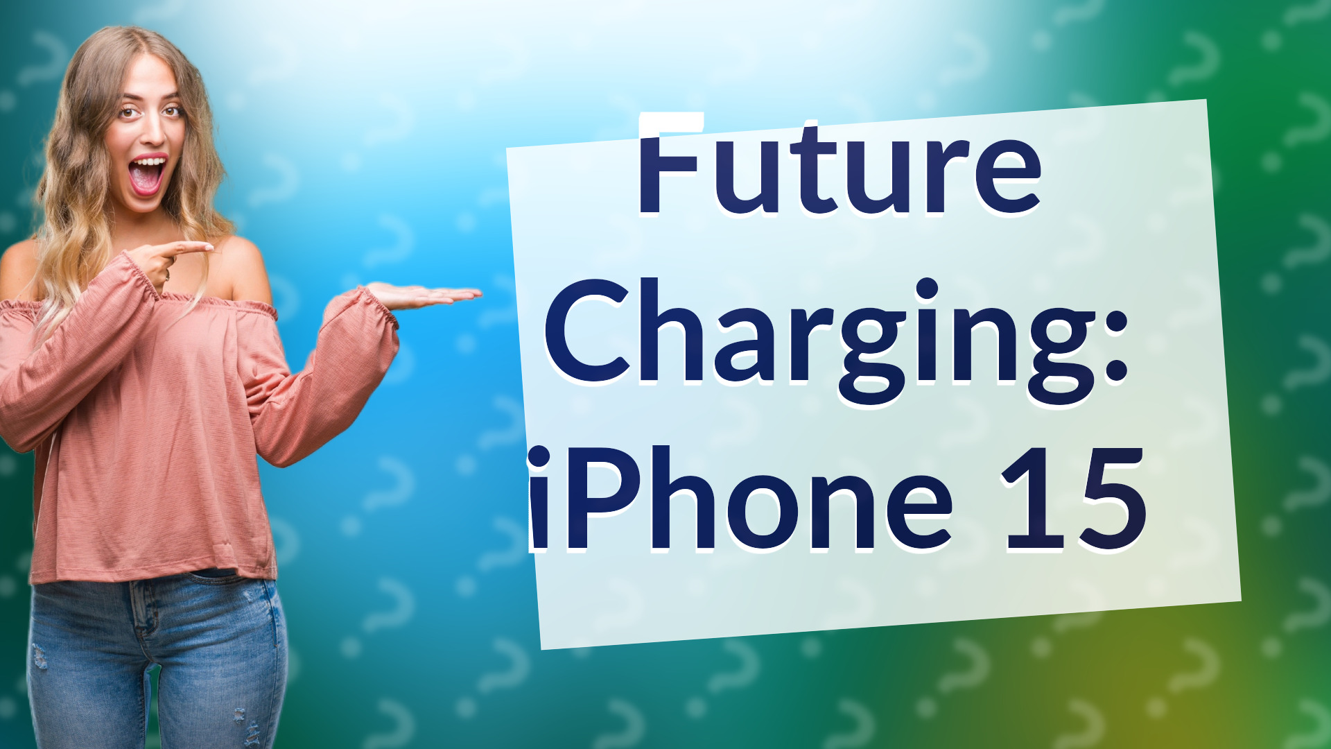 Future Charging: iPhone 15