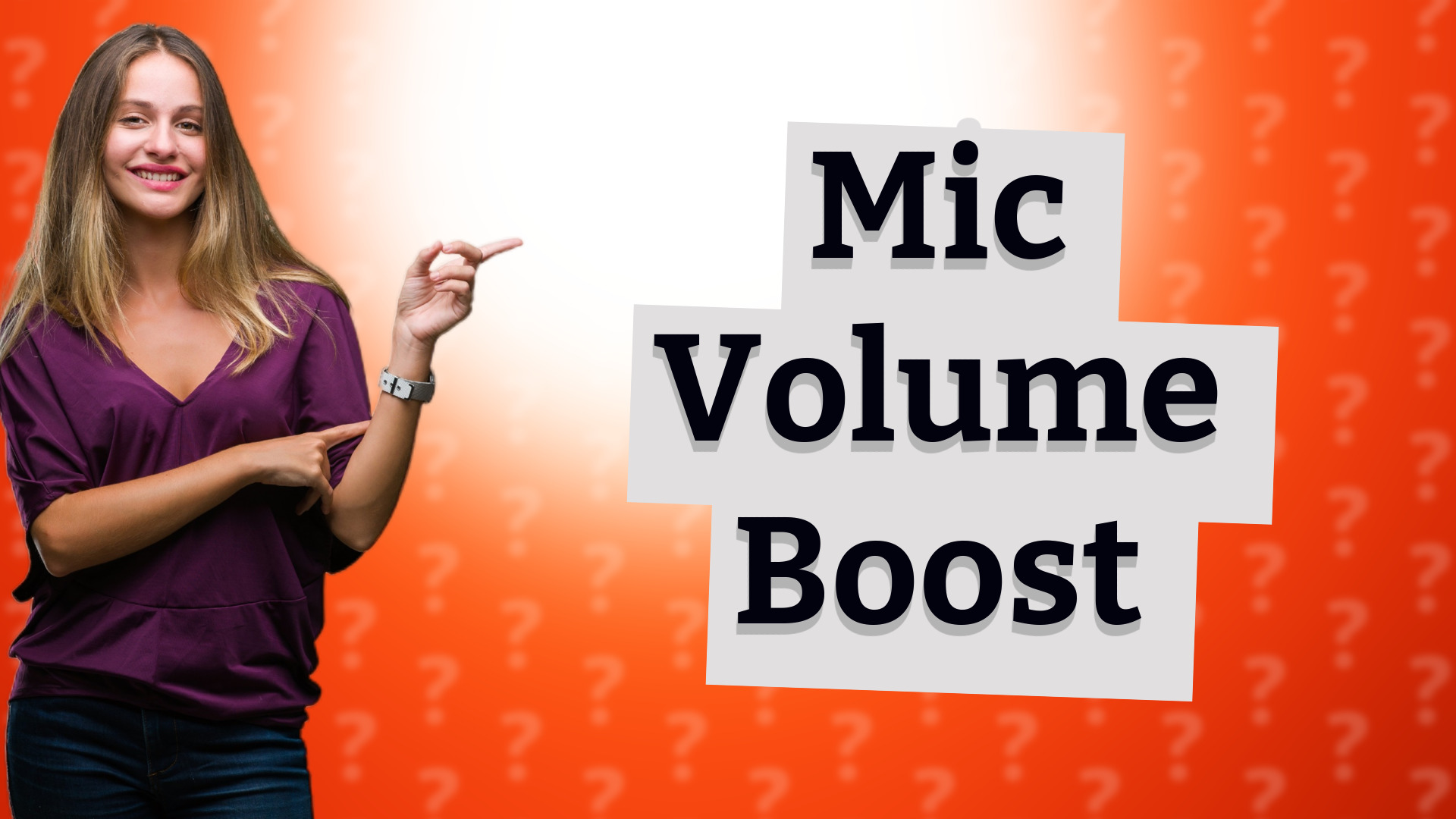 Mic Volume Boost