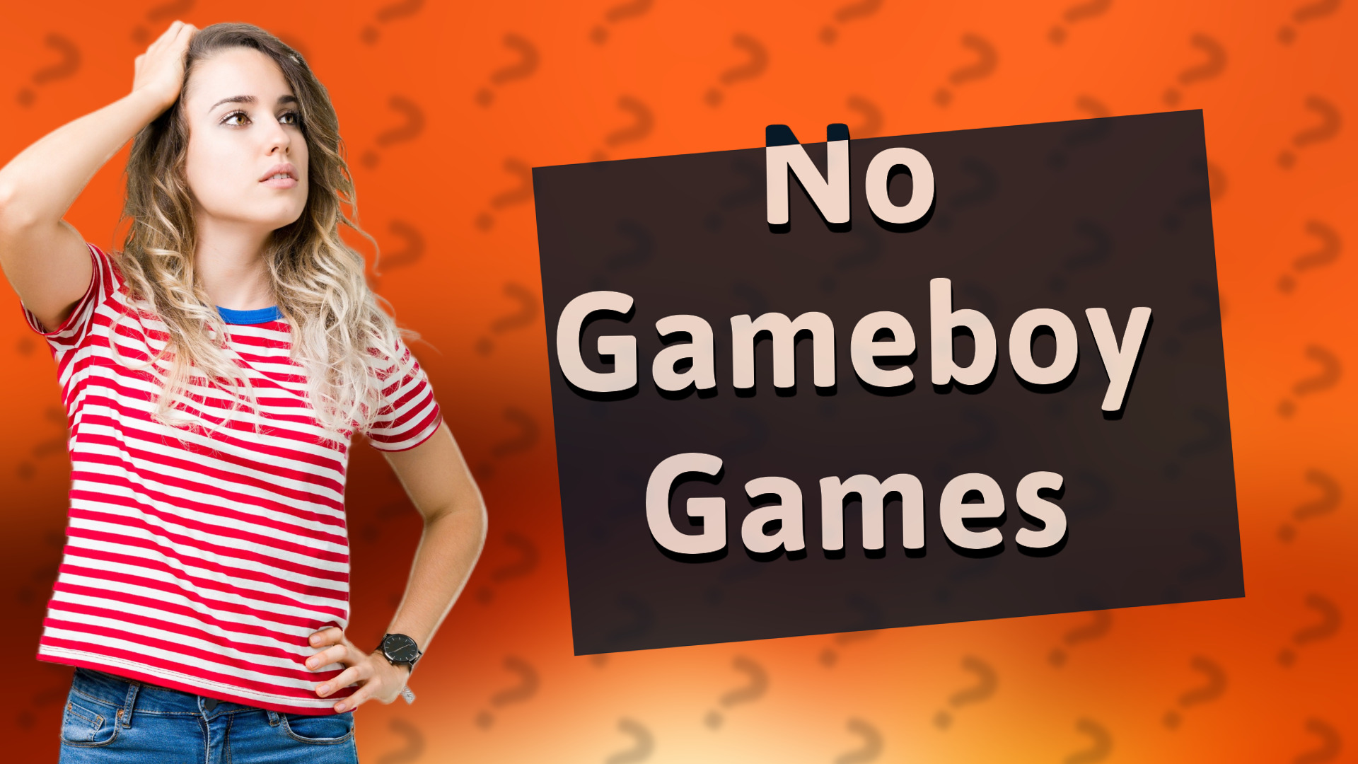 No Gameboy Games