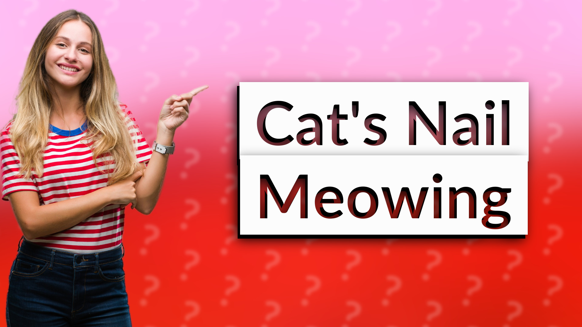 Cat's Nail Meowing