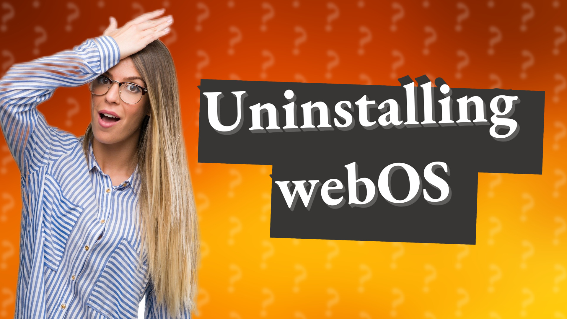 Uninstalling webOS