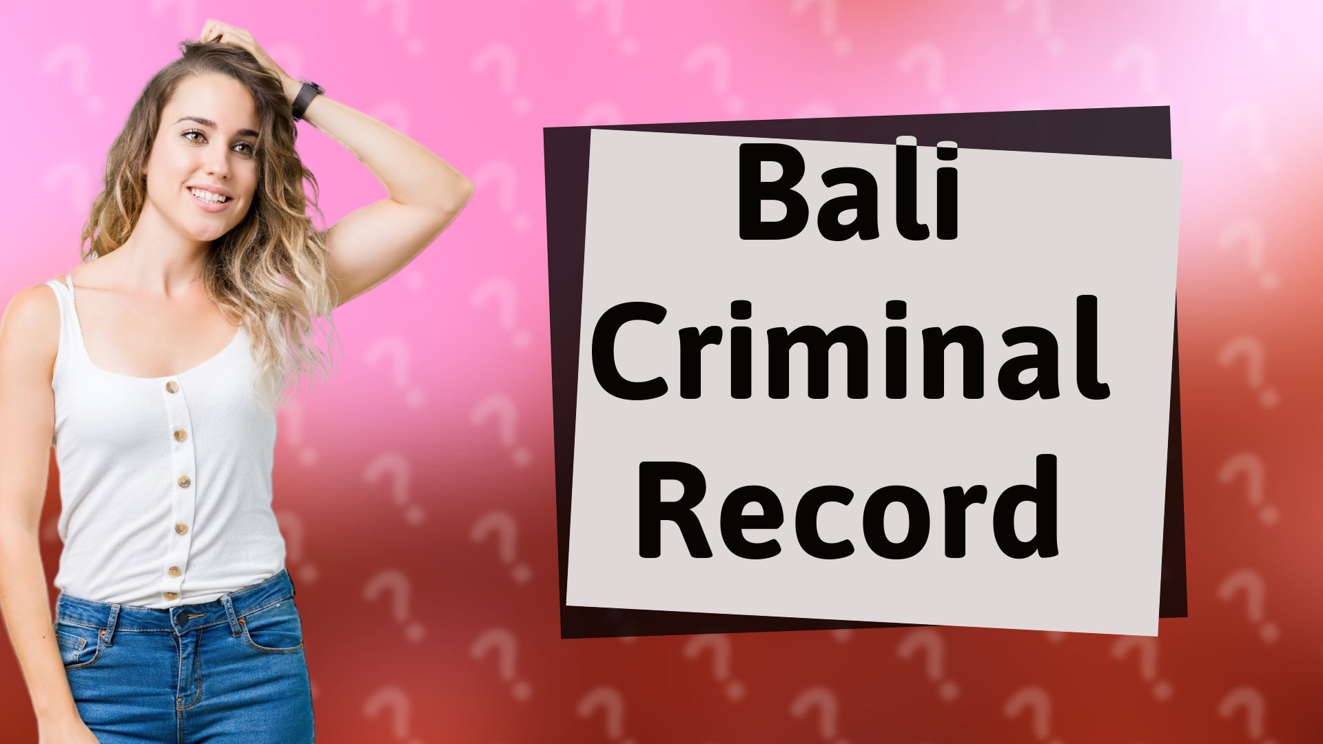 Bali Criminal Record