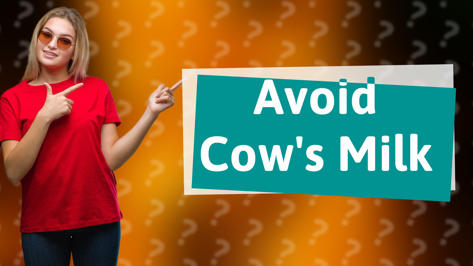 Avoid Cow's Milk
