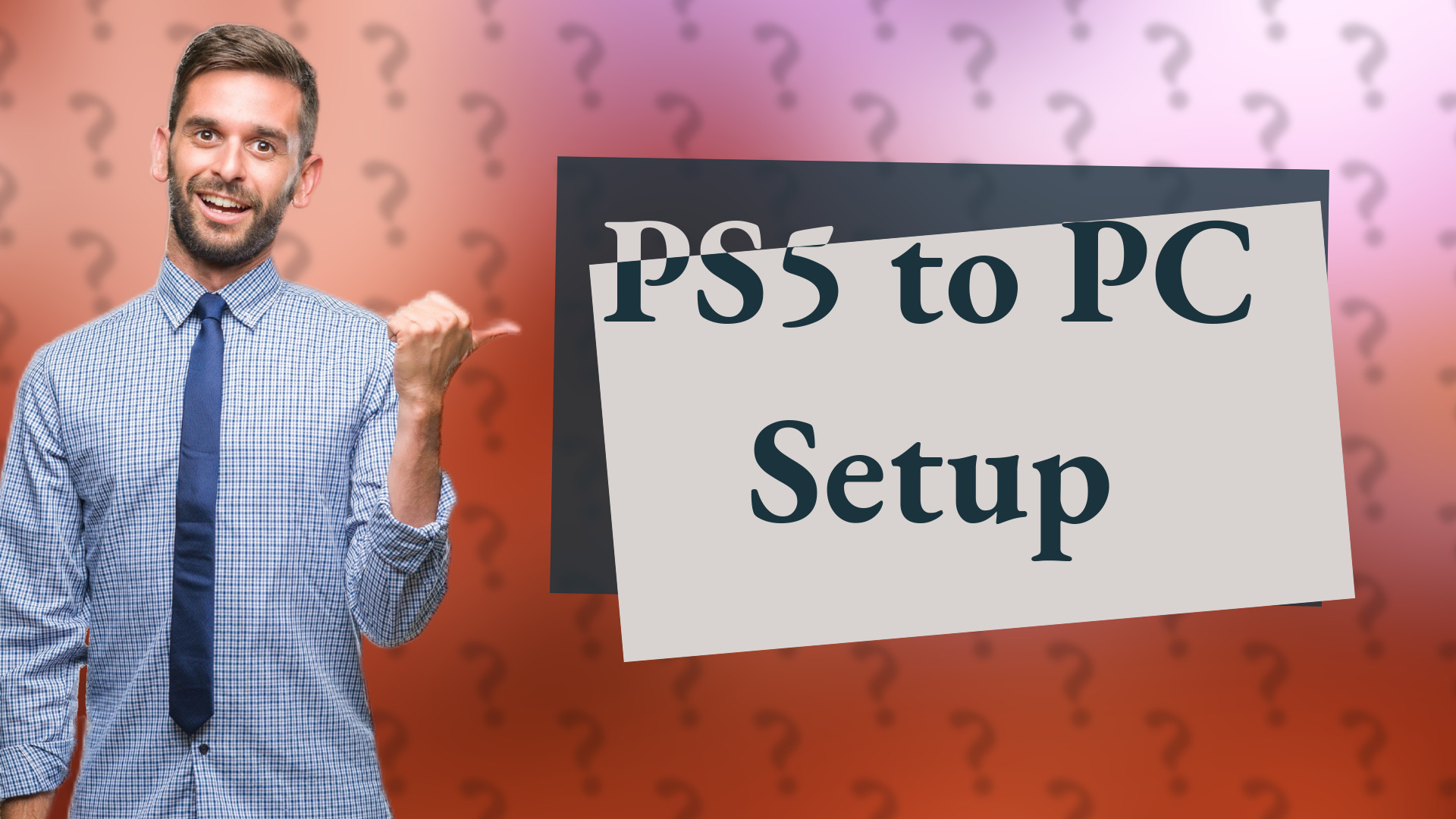 PS5 to PC Setup