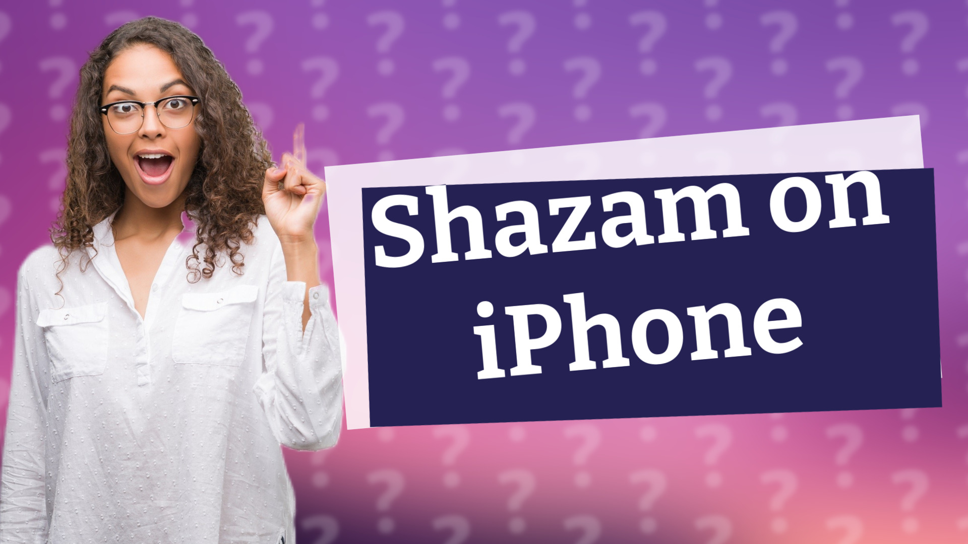 Shazam on iPhone