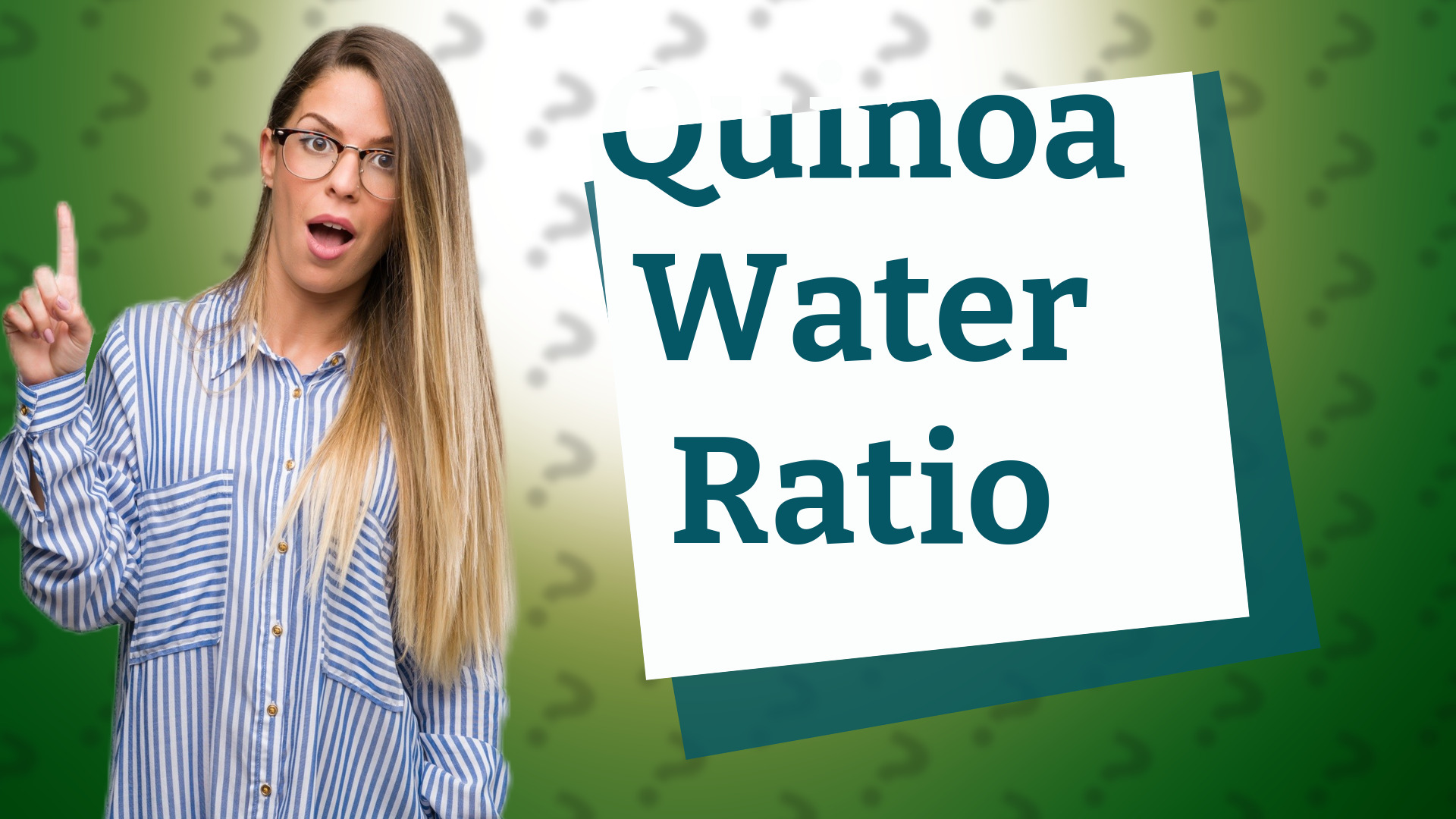 Quinoa Water Ratio