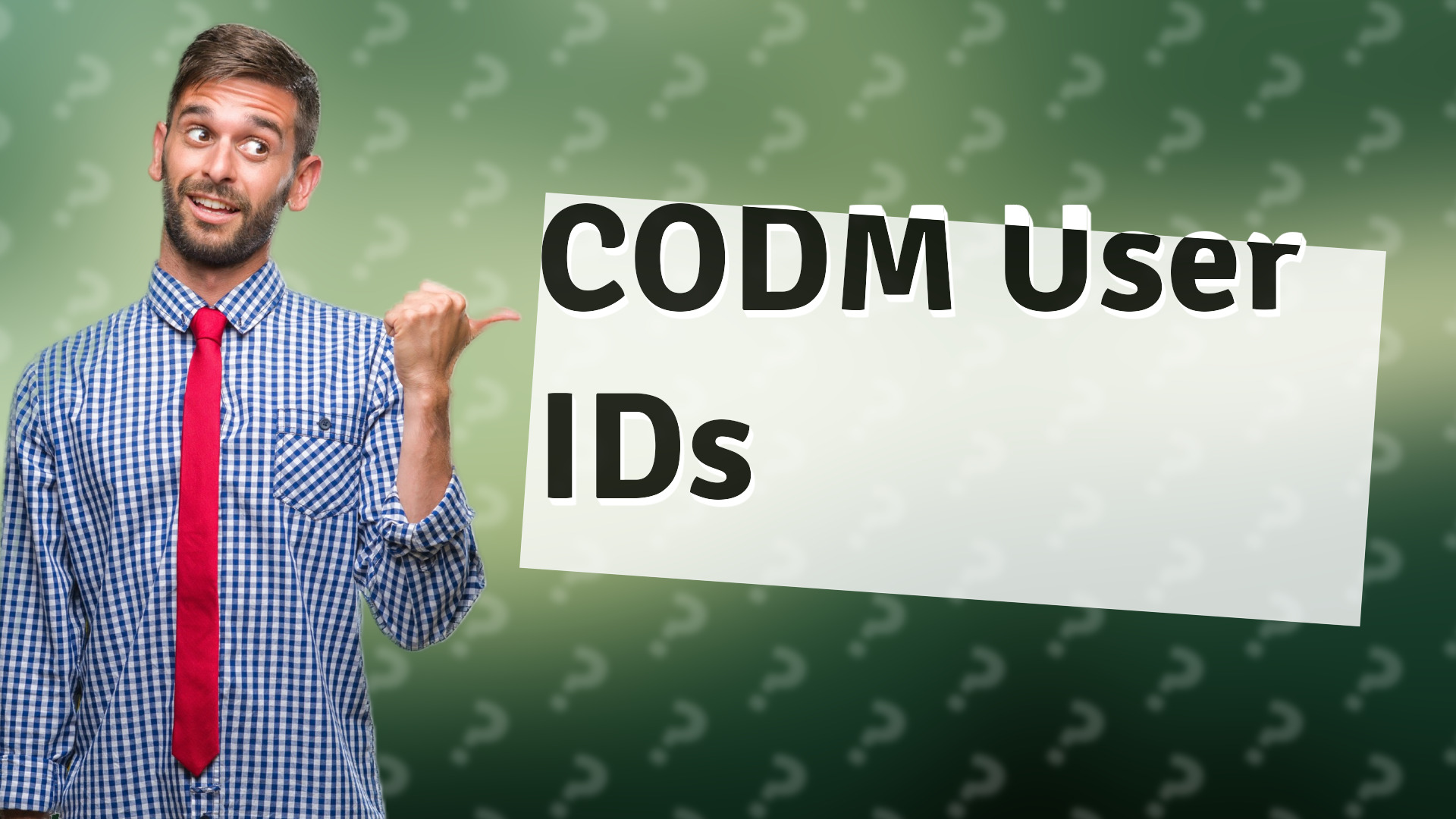 CODM User IDs