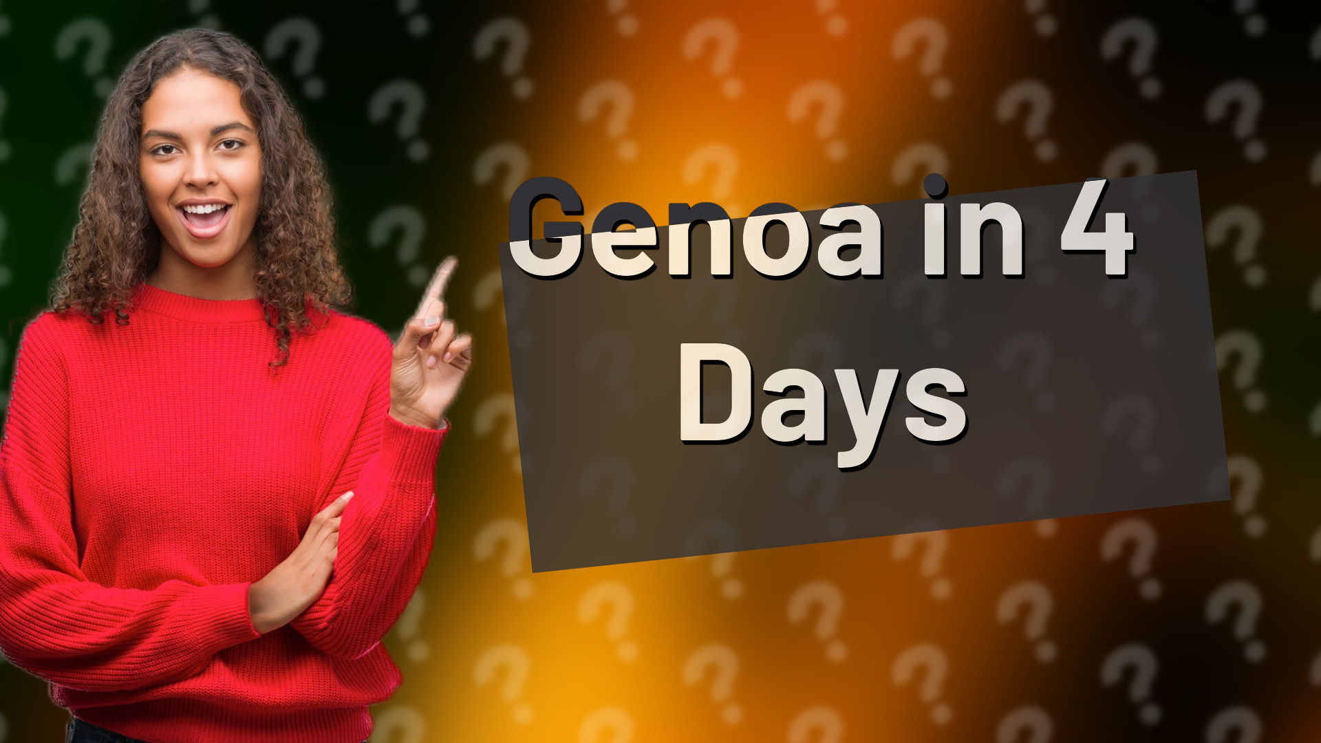 Genoa in 4 Days