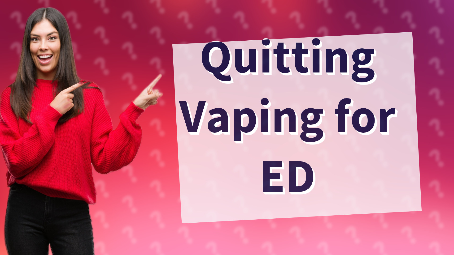 Quitting Vaping for ED