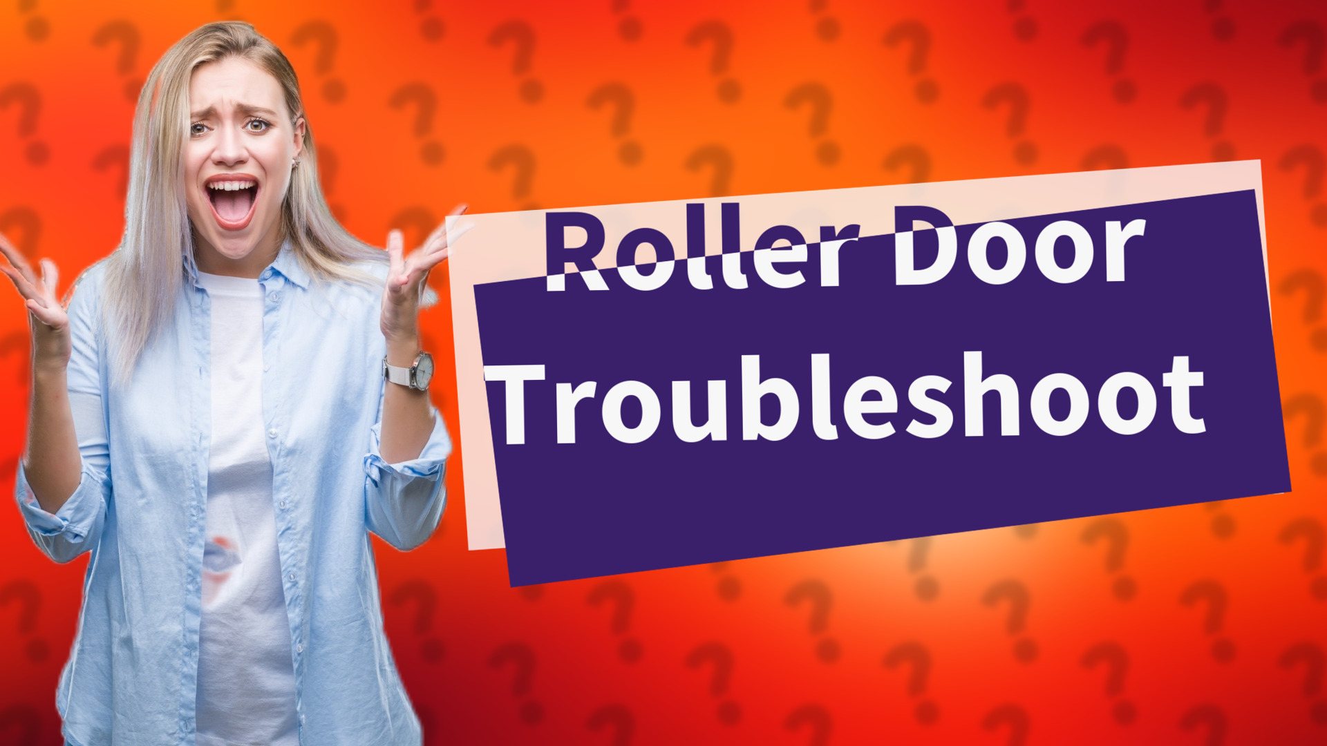 Roller Door Troubleshoot