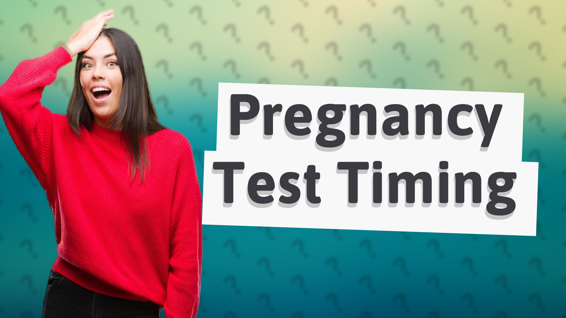 Pregnancy Test Timing