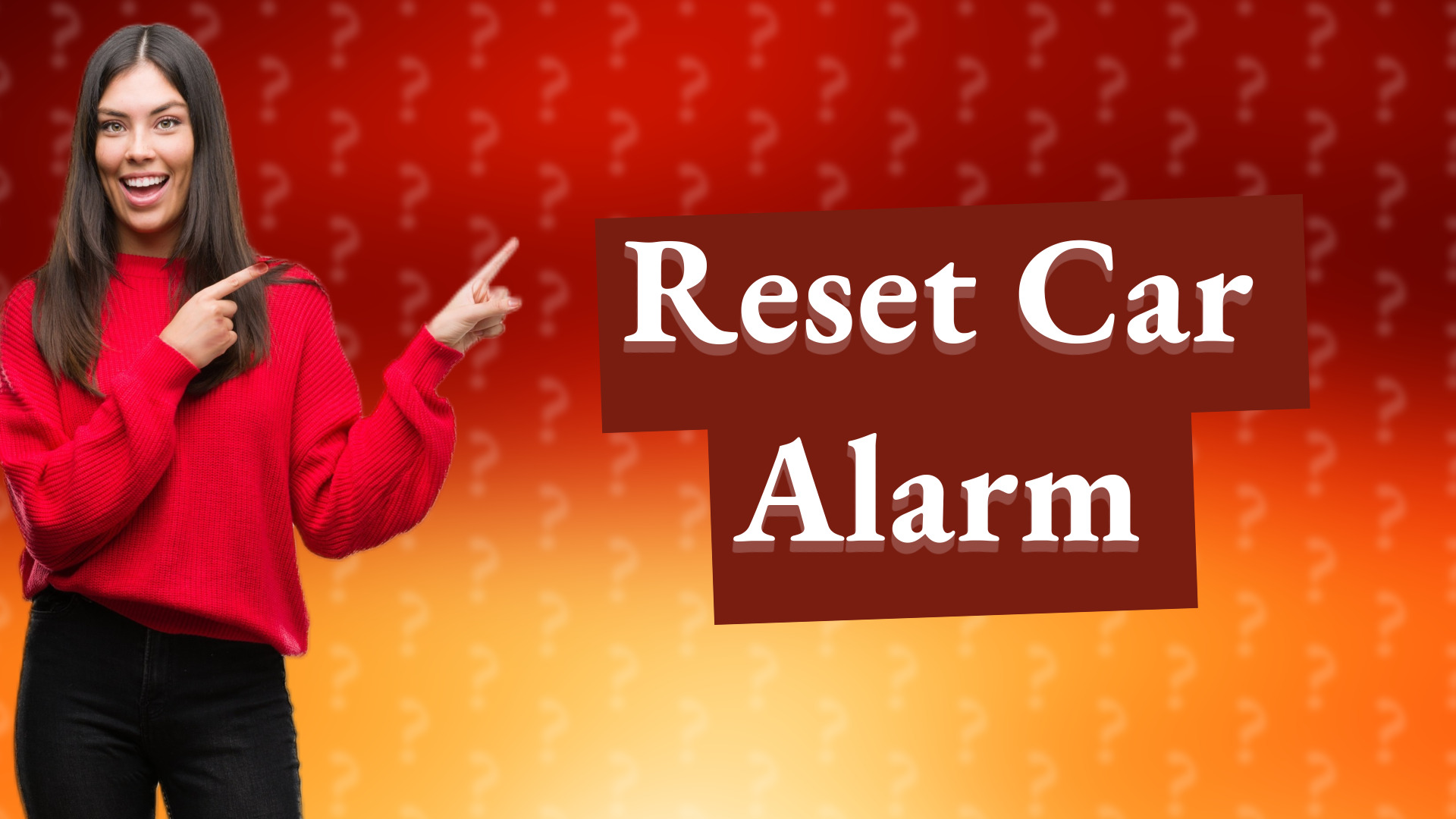 Reset Car Alarm