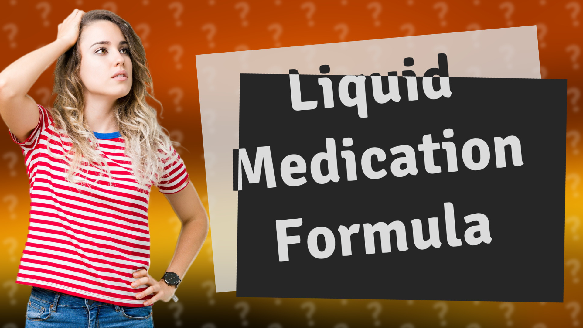 Liquid Medication Formula