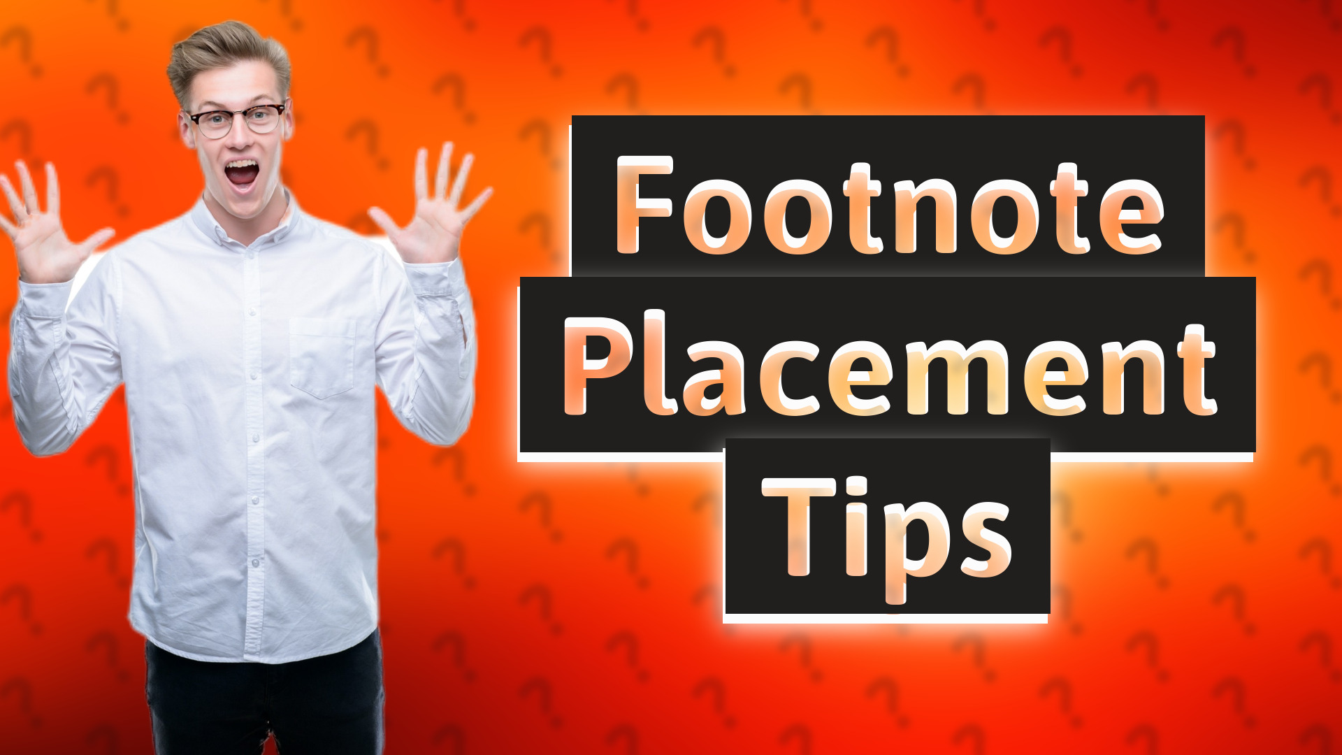 Footnote Placement Tips