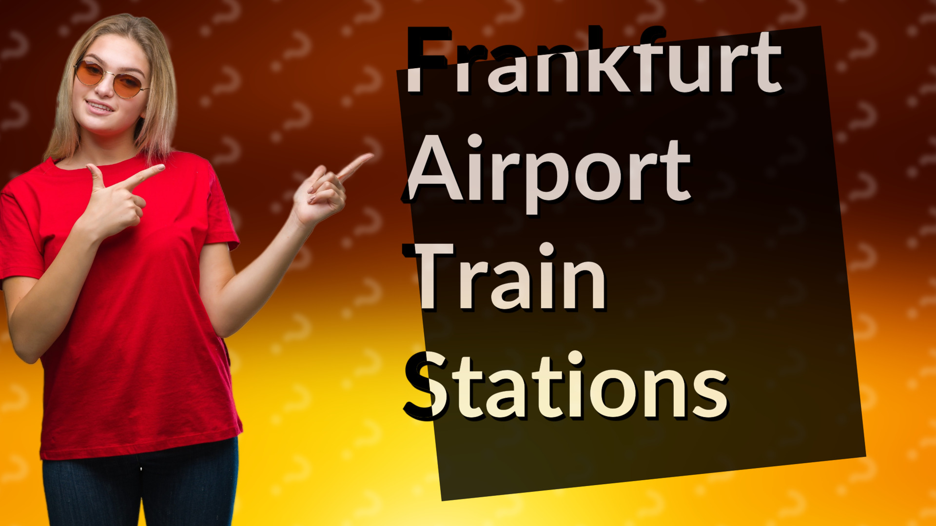 Frankfurt Airport Train Stations