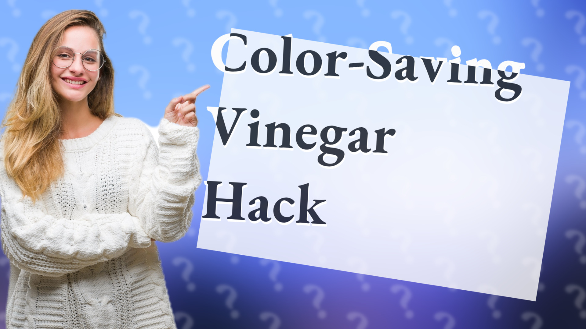 Color-Saving Vinegar Hack