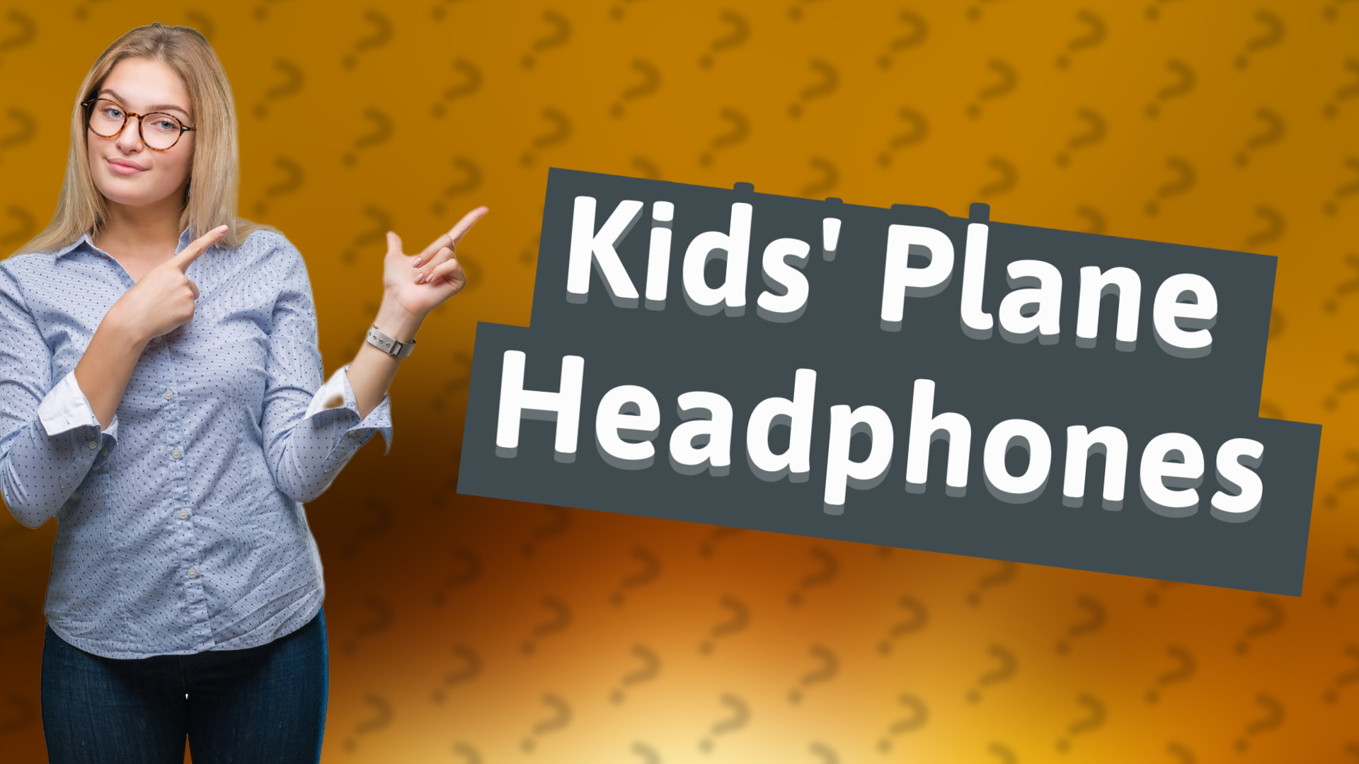 Kids' Plane Headphones