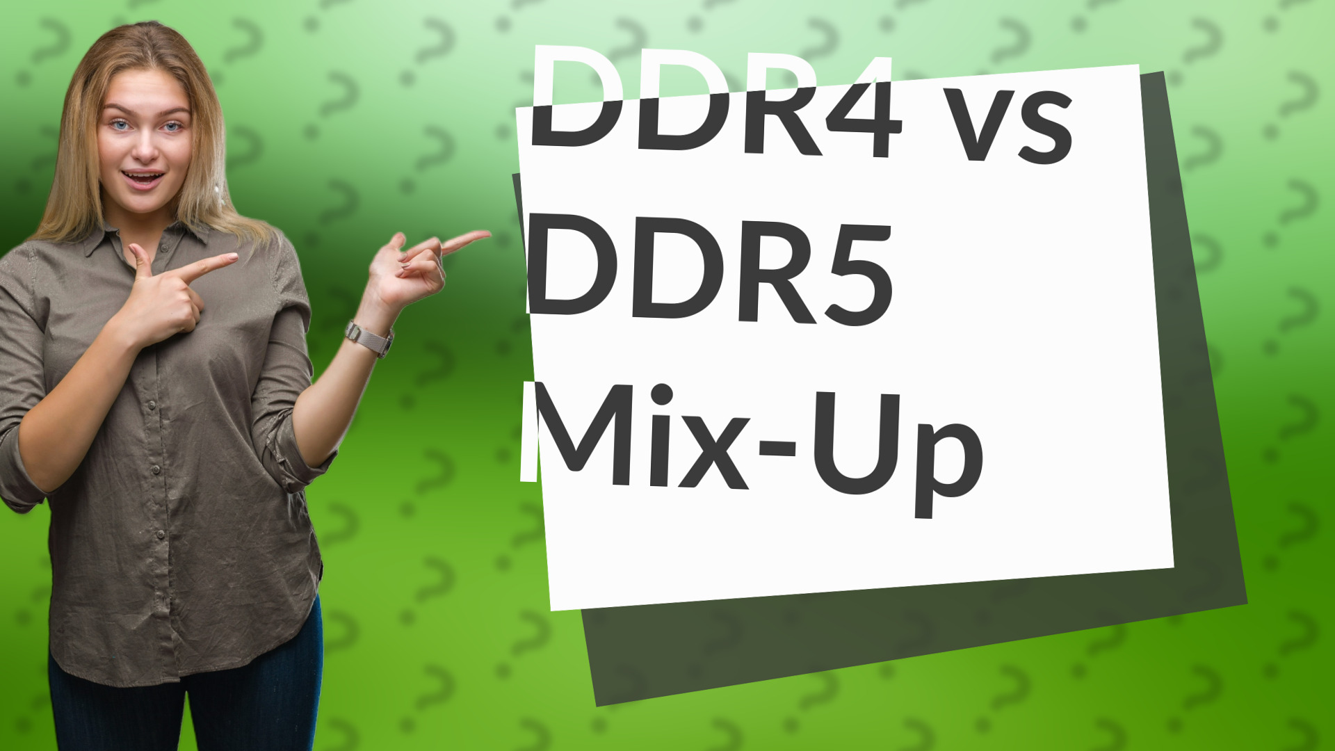 DDR4 vs DDR5 Mix-Up