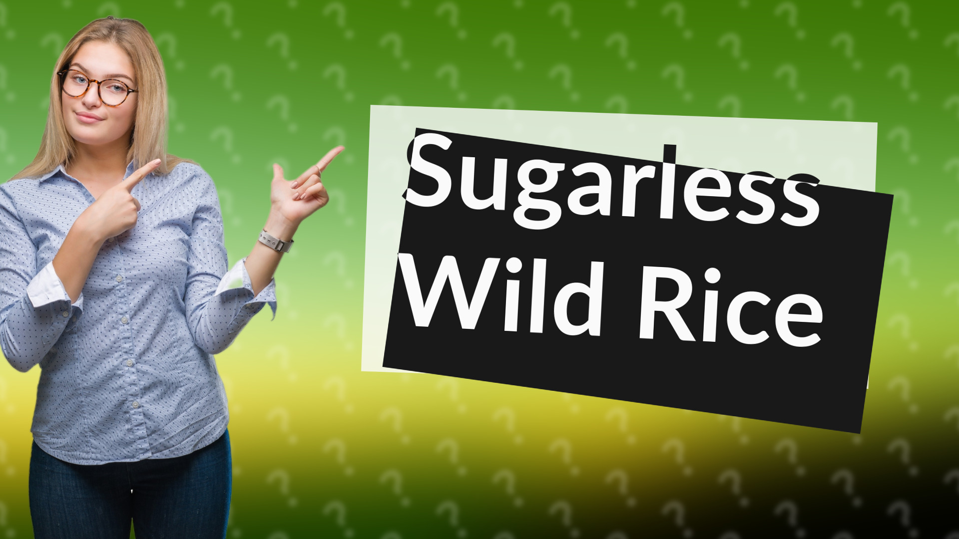 Sugarless Wild Rice