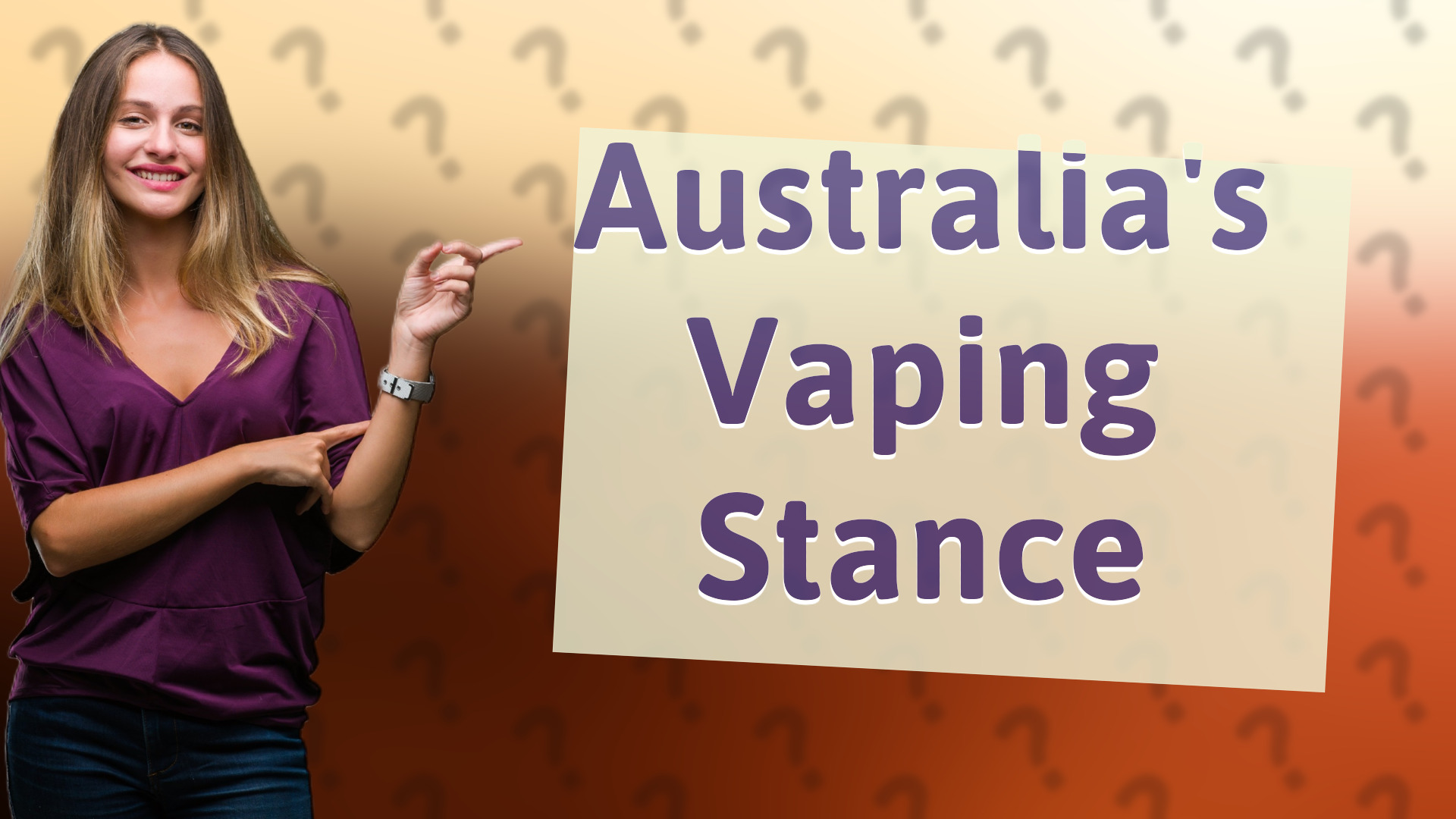 Australia's Vaping Stance