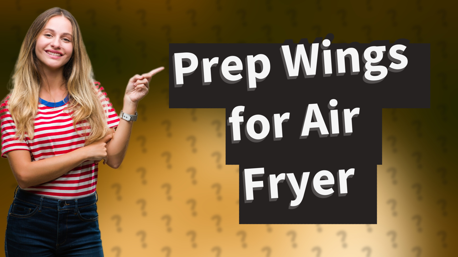 Prep Wings for Air Fryer