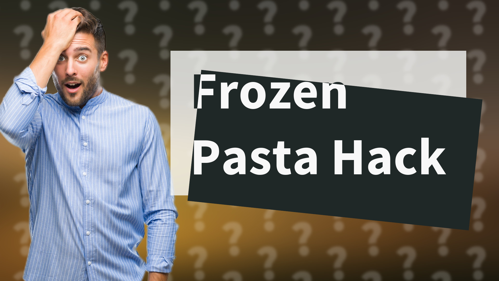 Frozen Pasta Hack