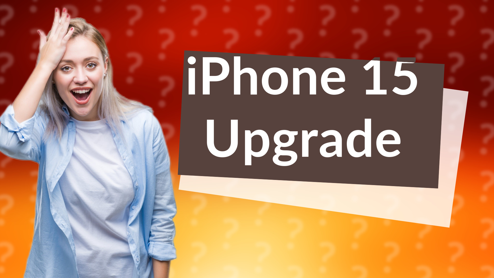 iPhone 15 Upgrade