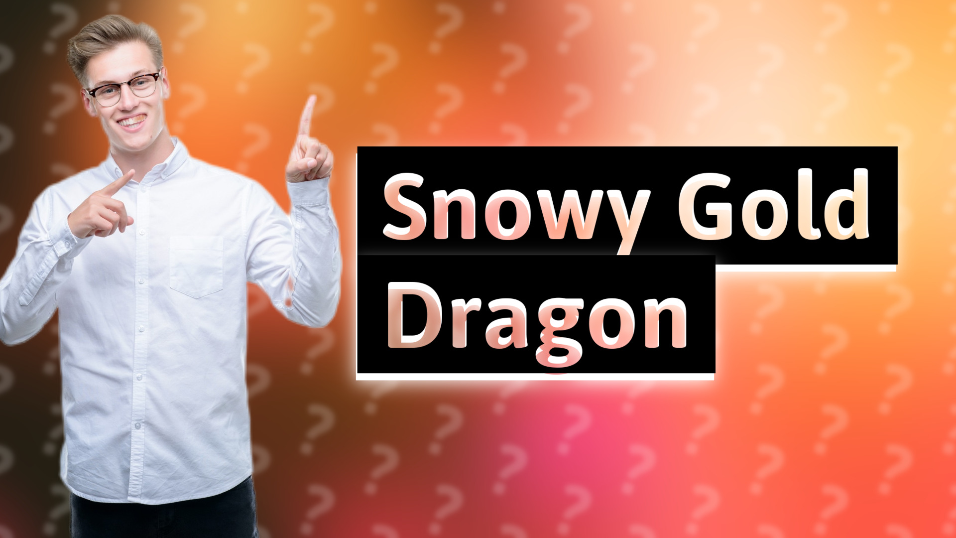 Snowy Gold Dragon