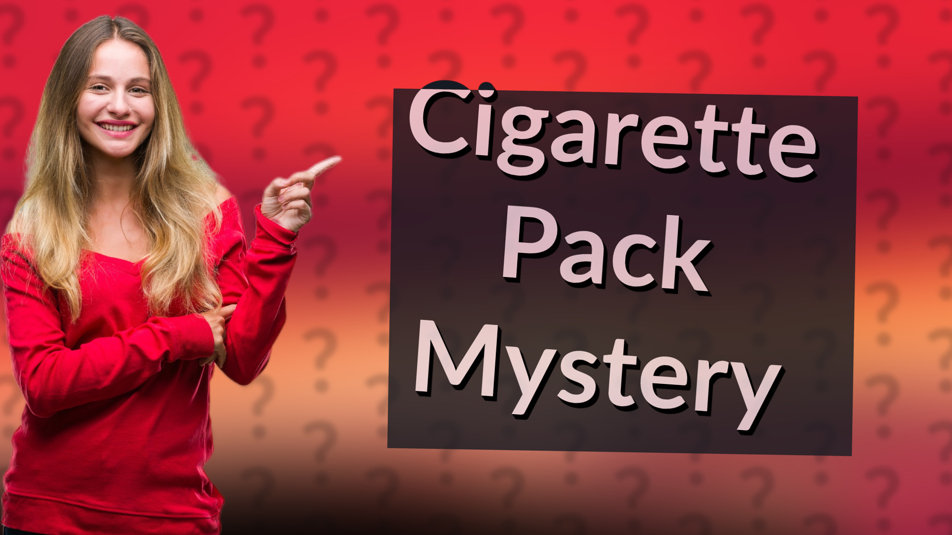 Cigarette Pack Mystery