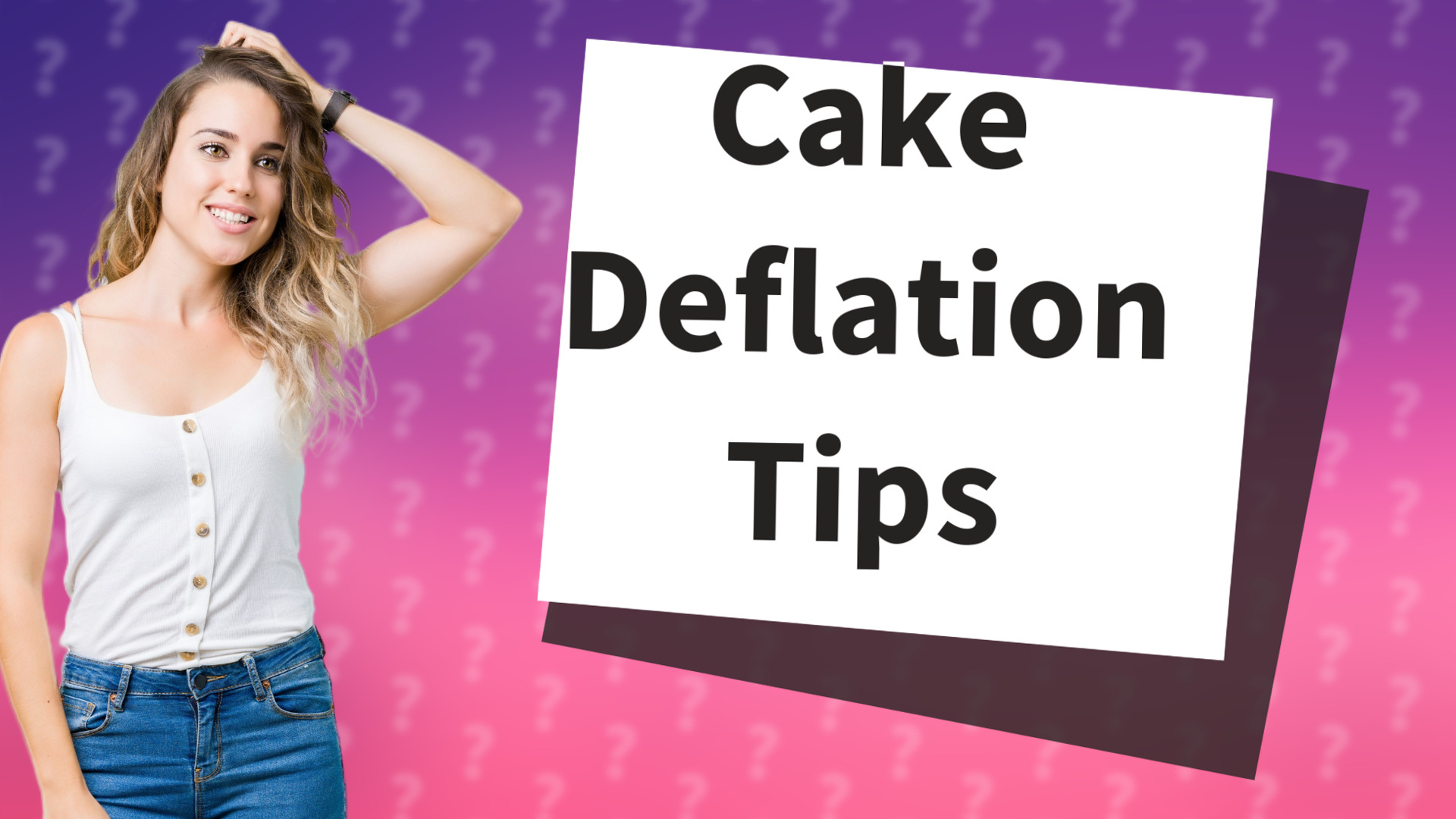 Cake Deflation Tips