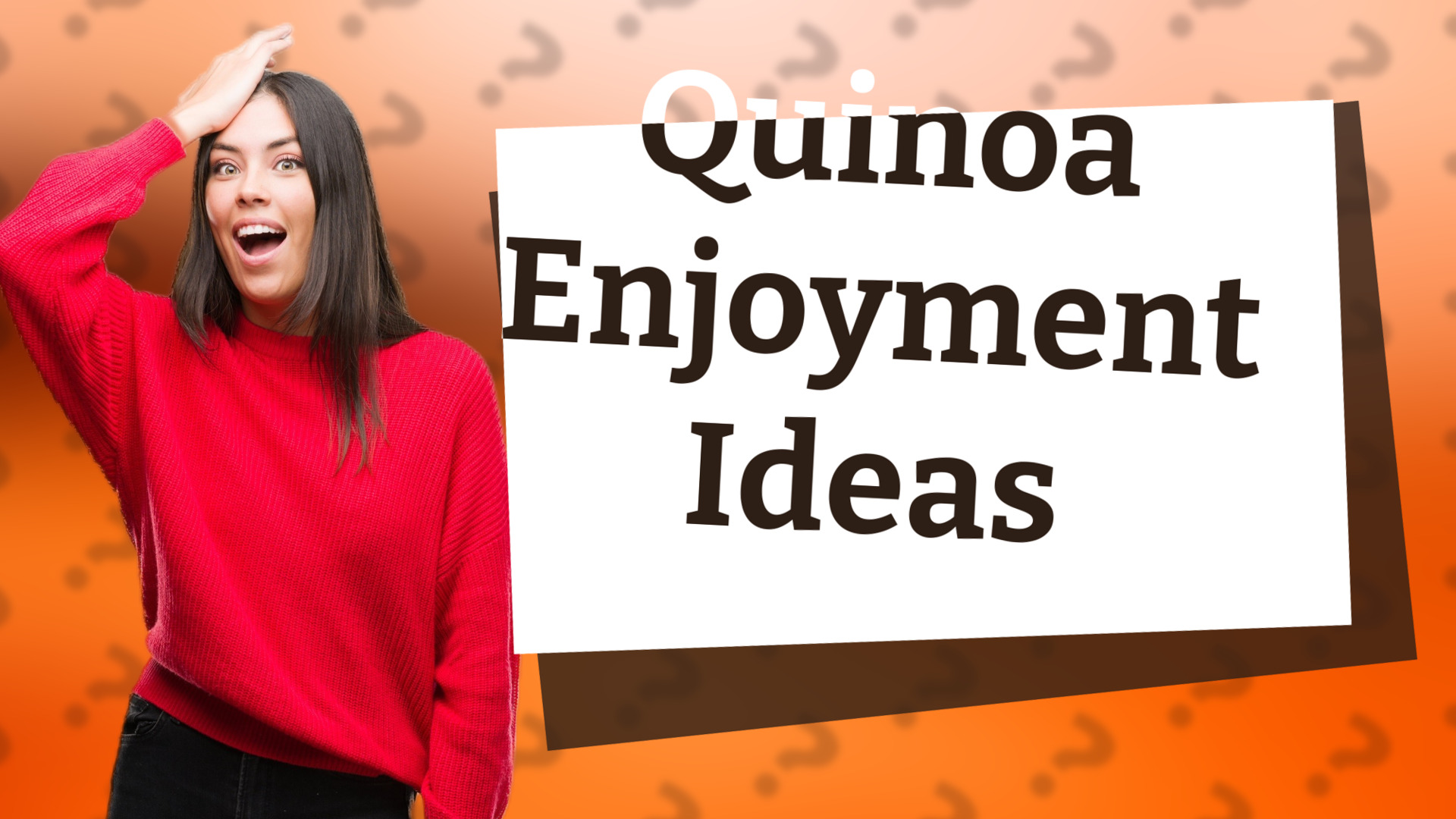 Quinoa Enjoyment Ideas