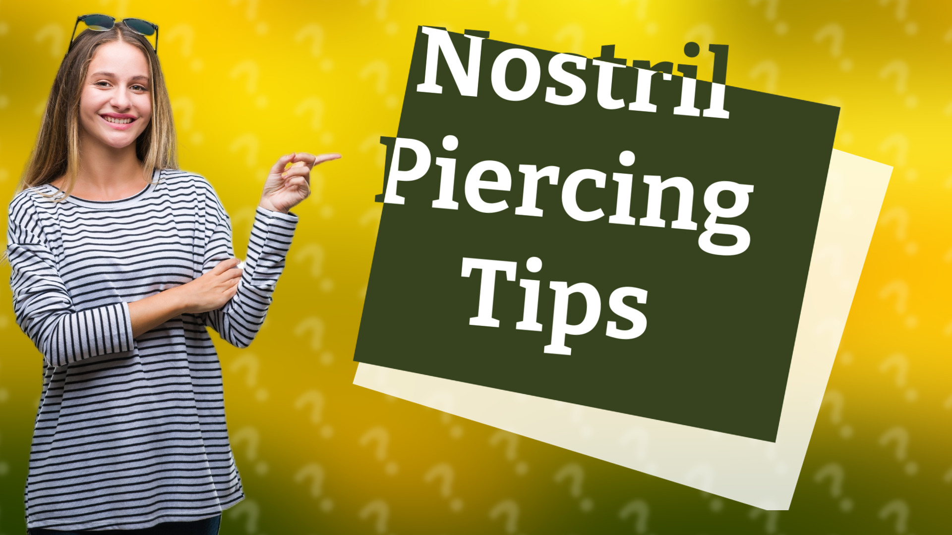 Nostril Piercing Tips