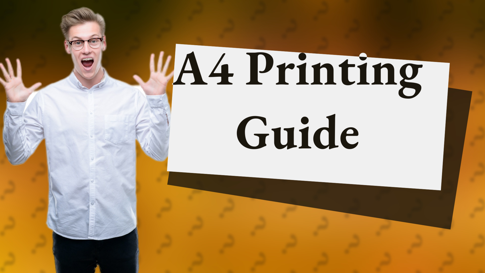 A4 Printing Guide
