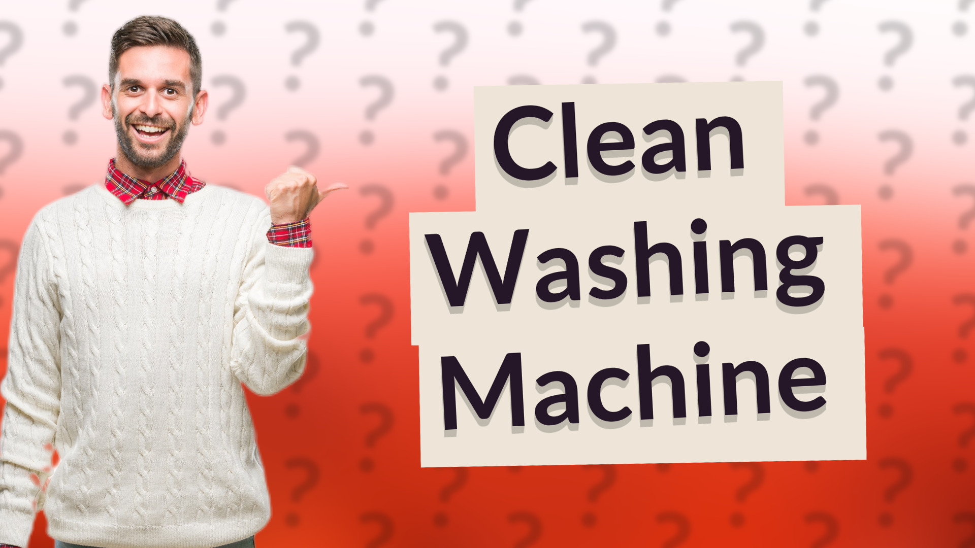 Clean Washing Machine