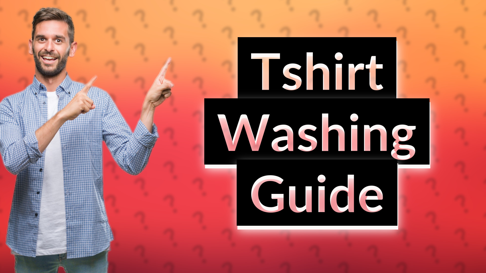 Tshirt Washing Guide