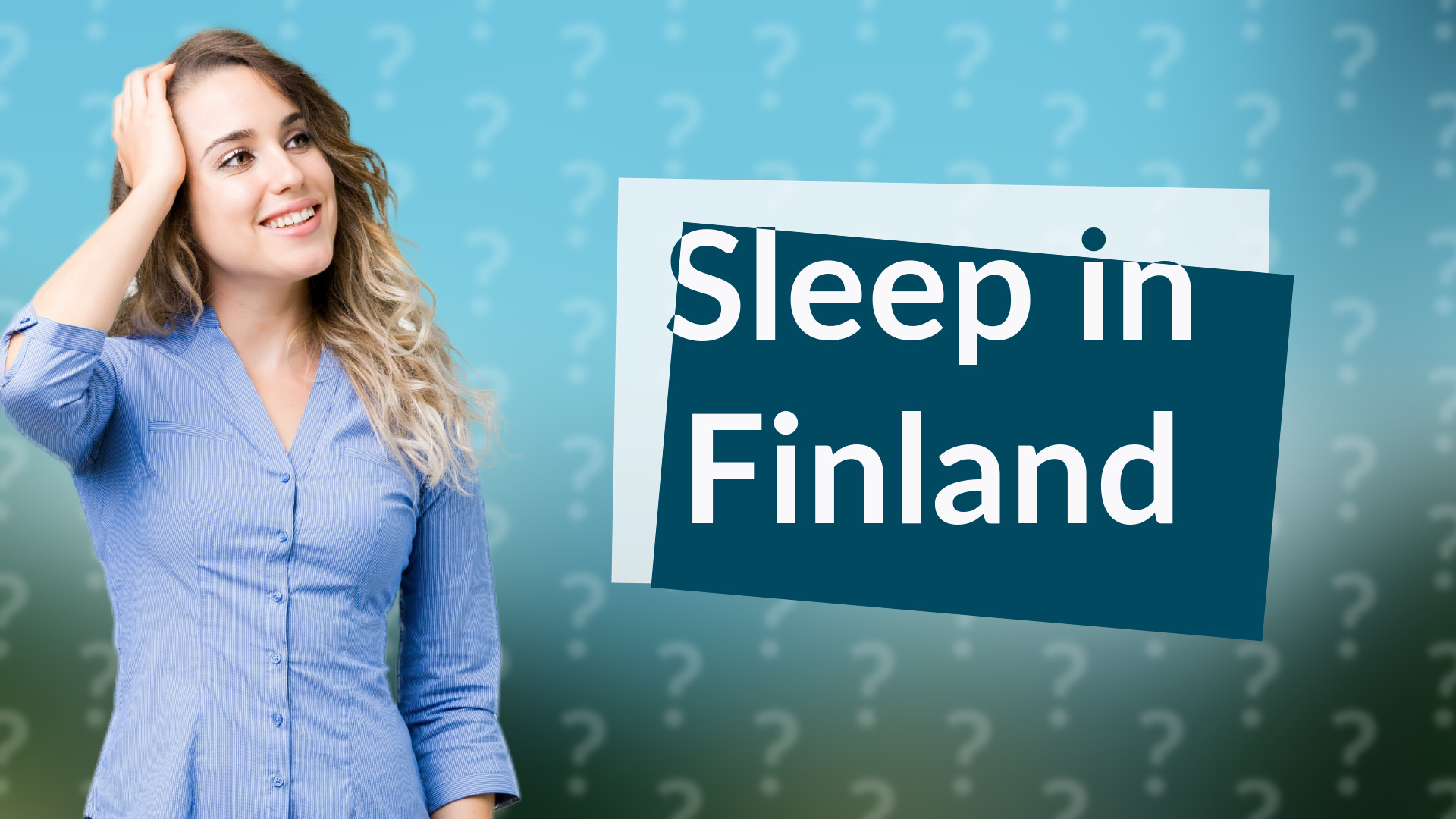 Sleep in Finland
