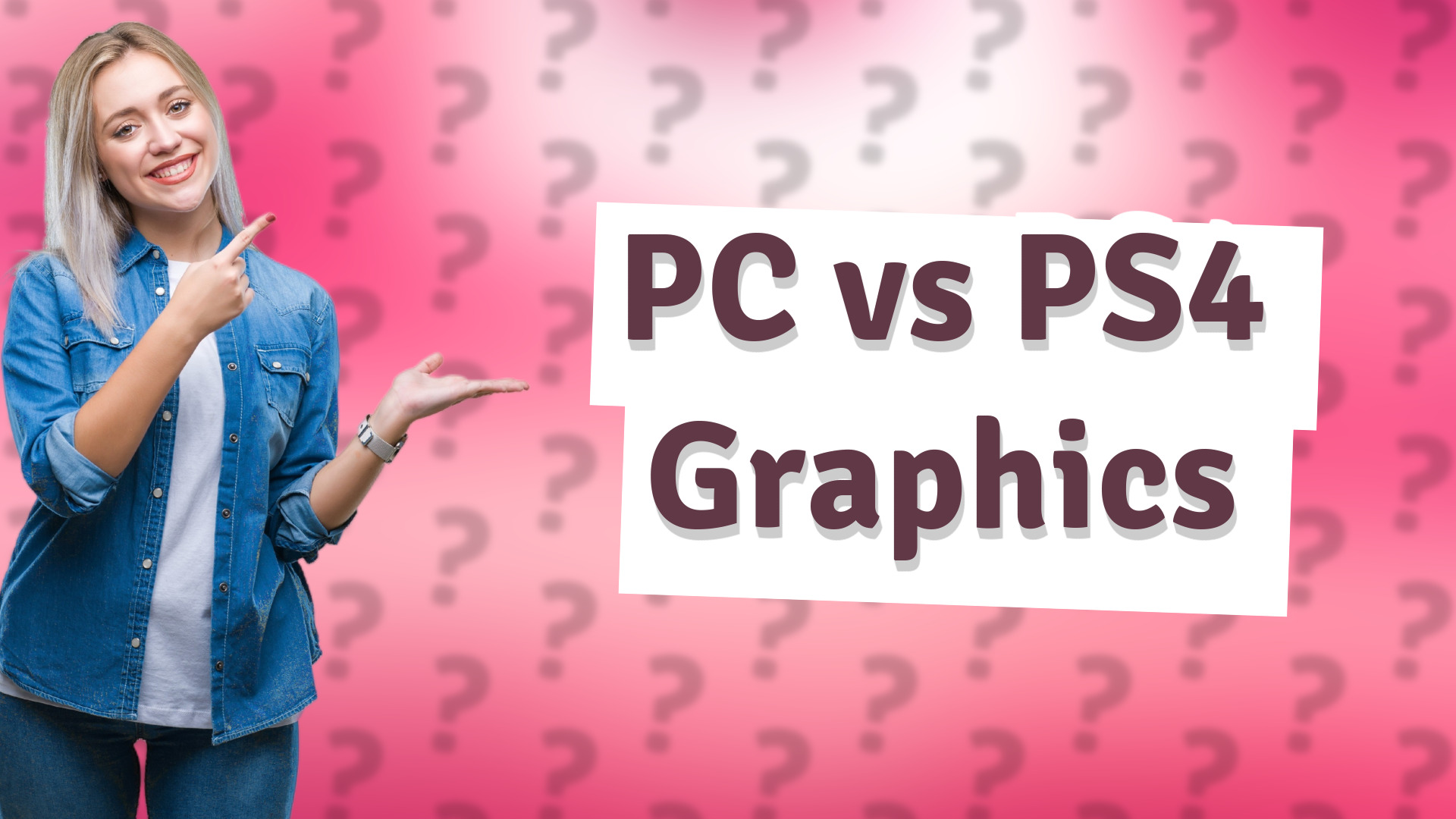 PC vs PS4 Graphics