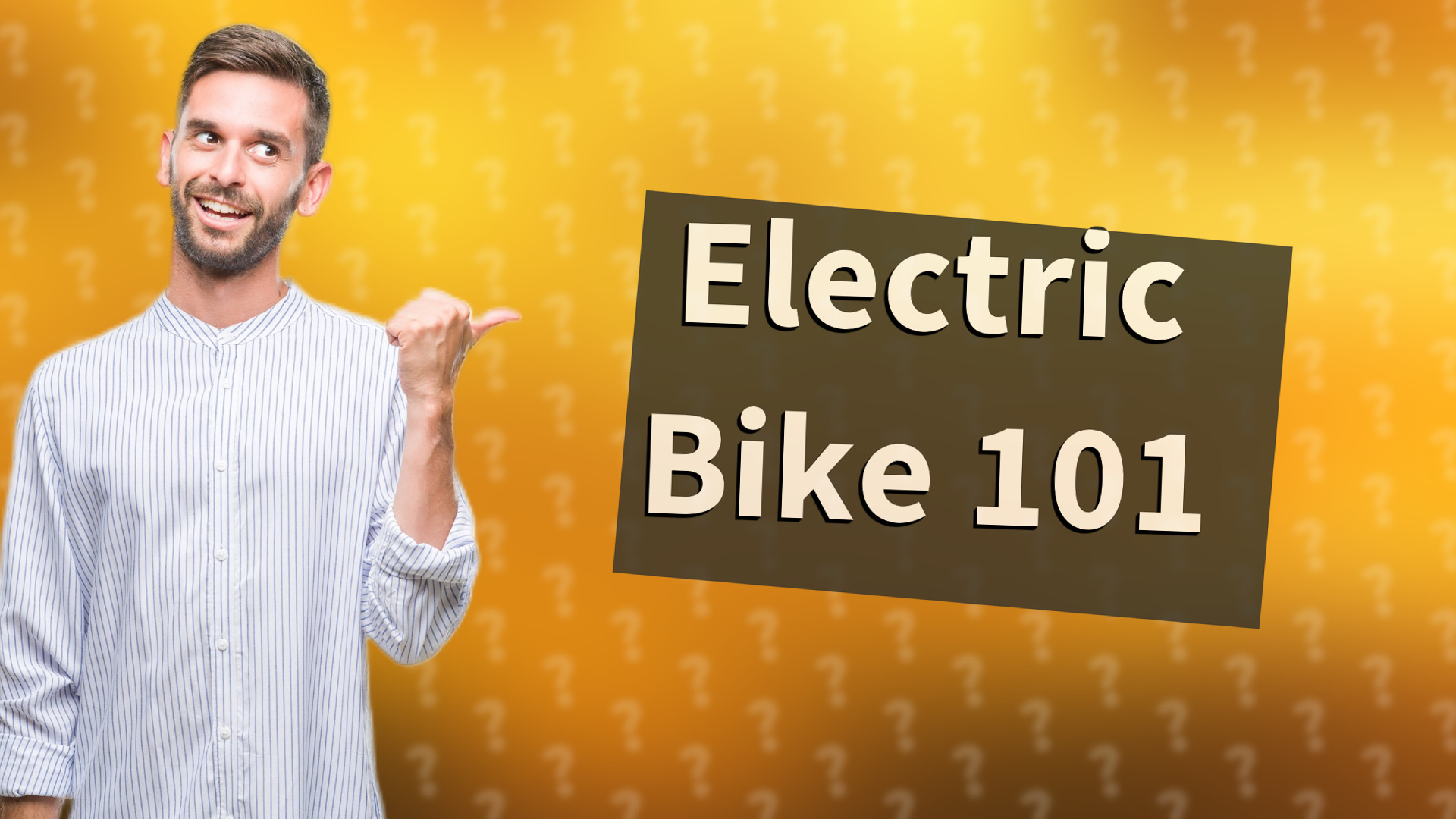 Electric Bike 101