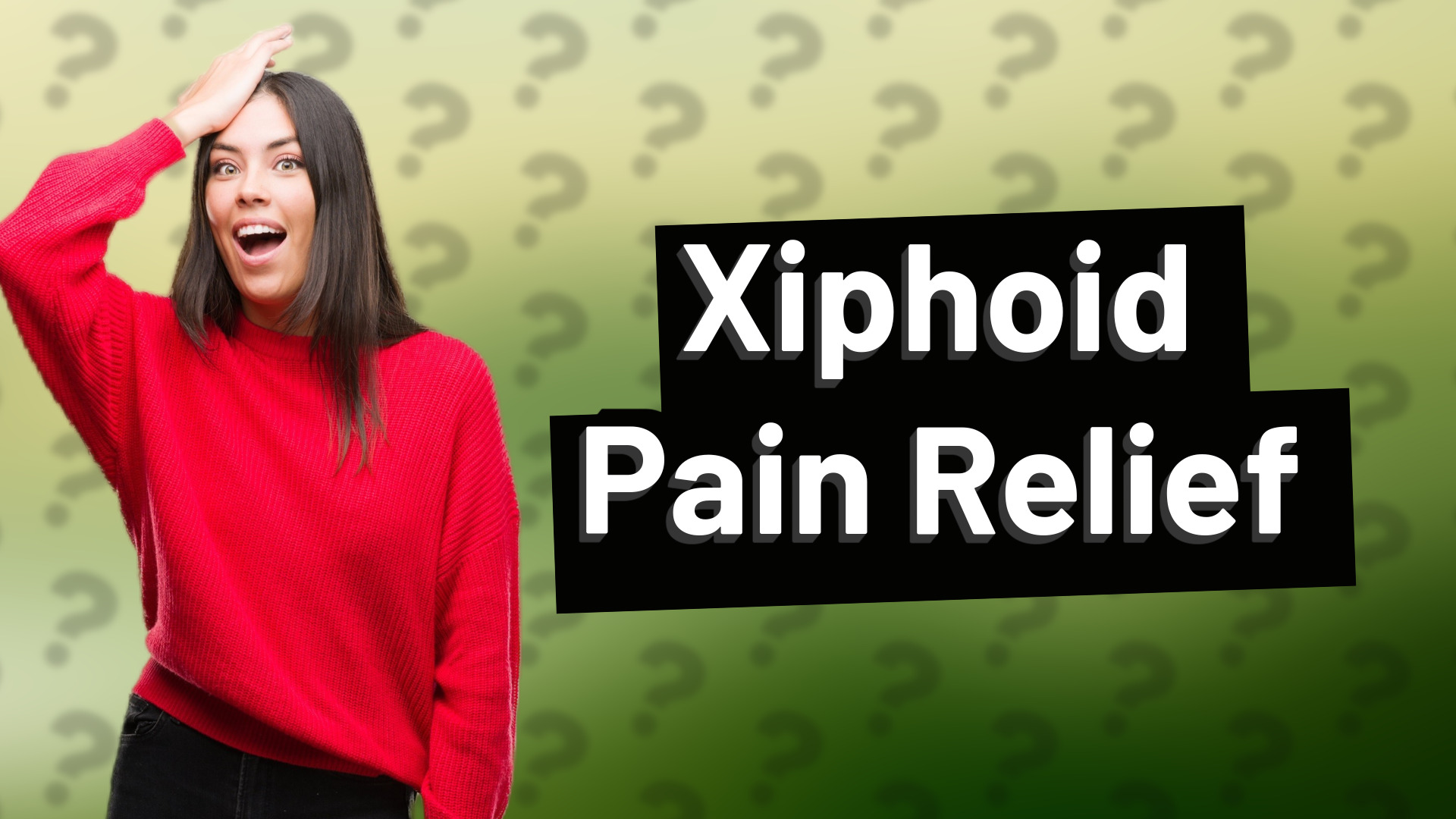Xiphoid Pain Relief